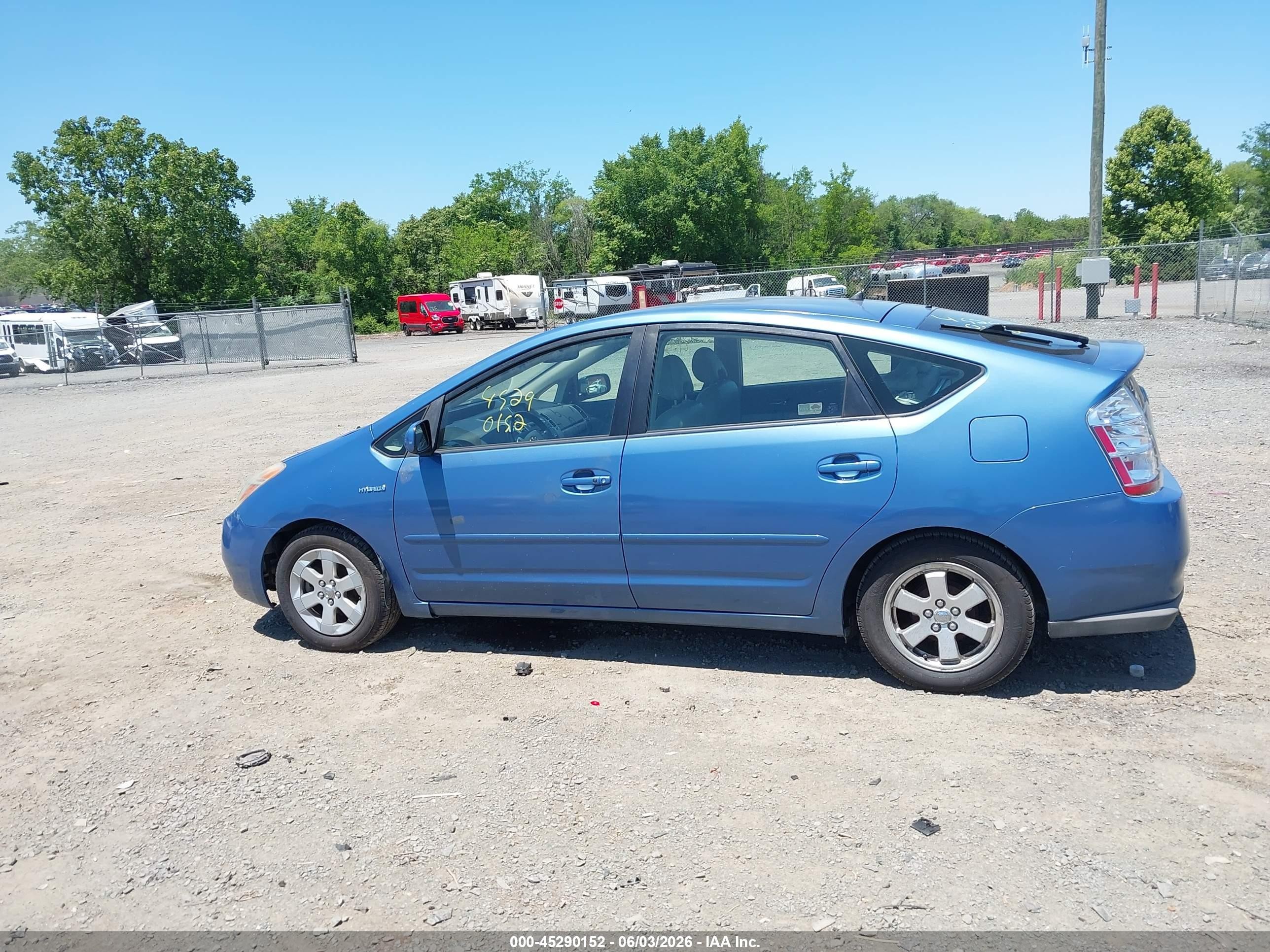 2008 Toyota Prius Blue vin: JTDKB20U287810265