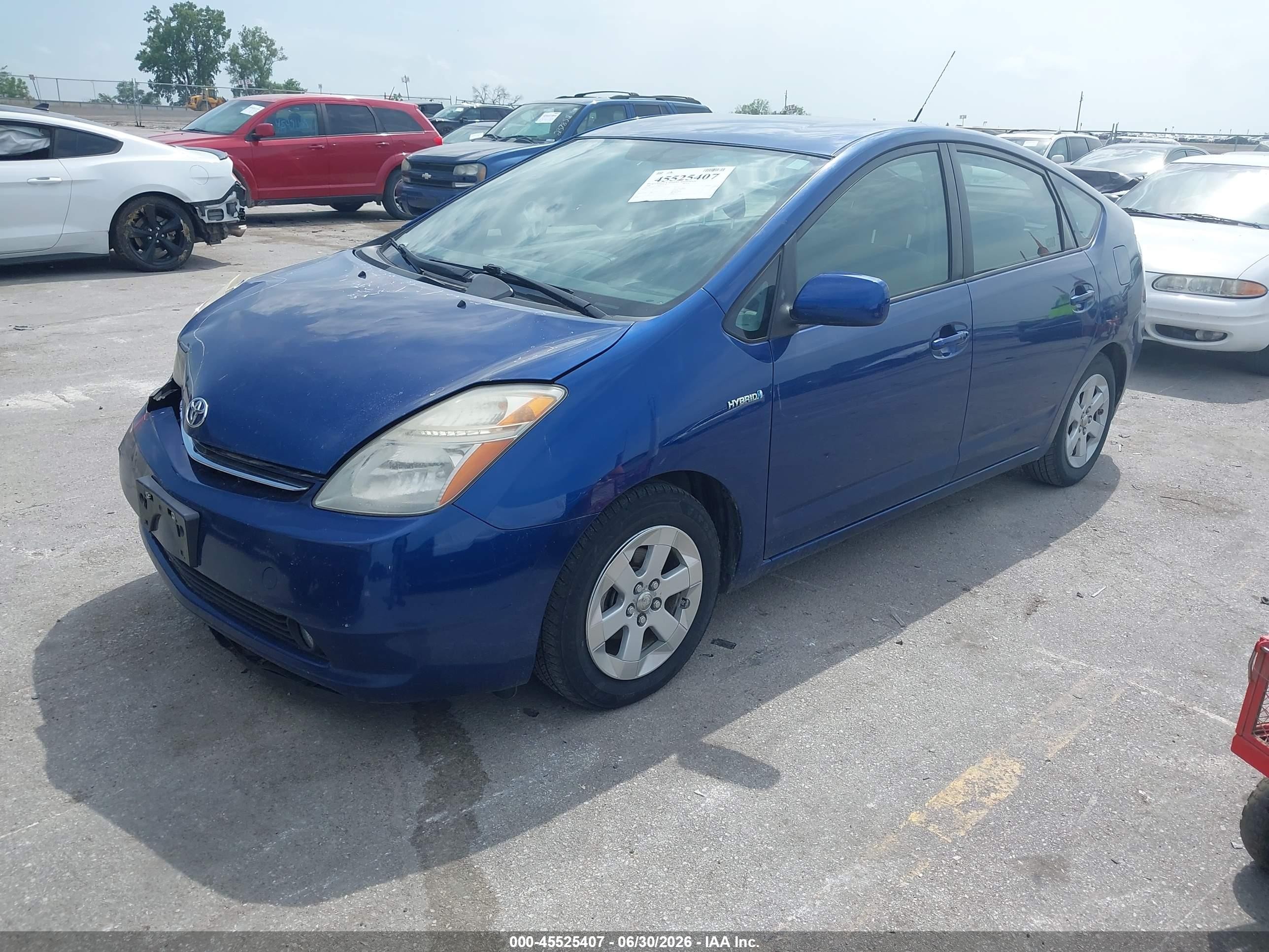 2008 Toyota Prius   Blue vin: JTDKB20U287812193