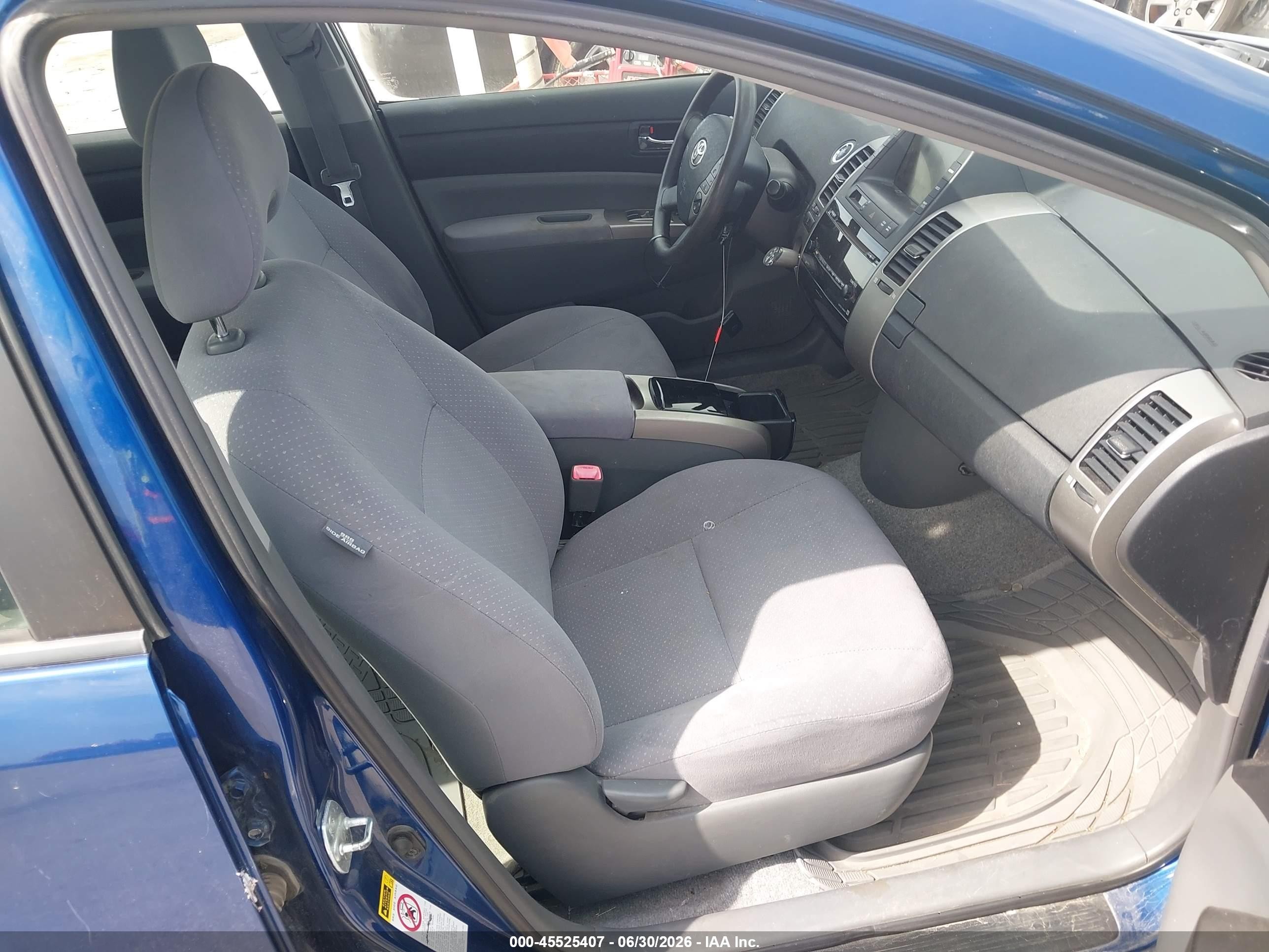 2008 Toyota Prius   Blue vin: JTDKB20U287812193