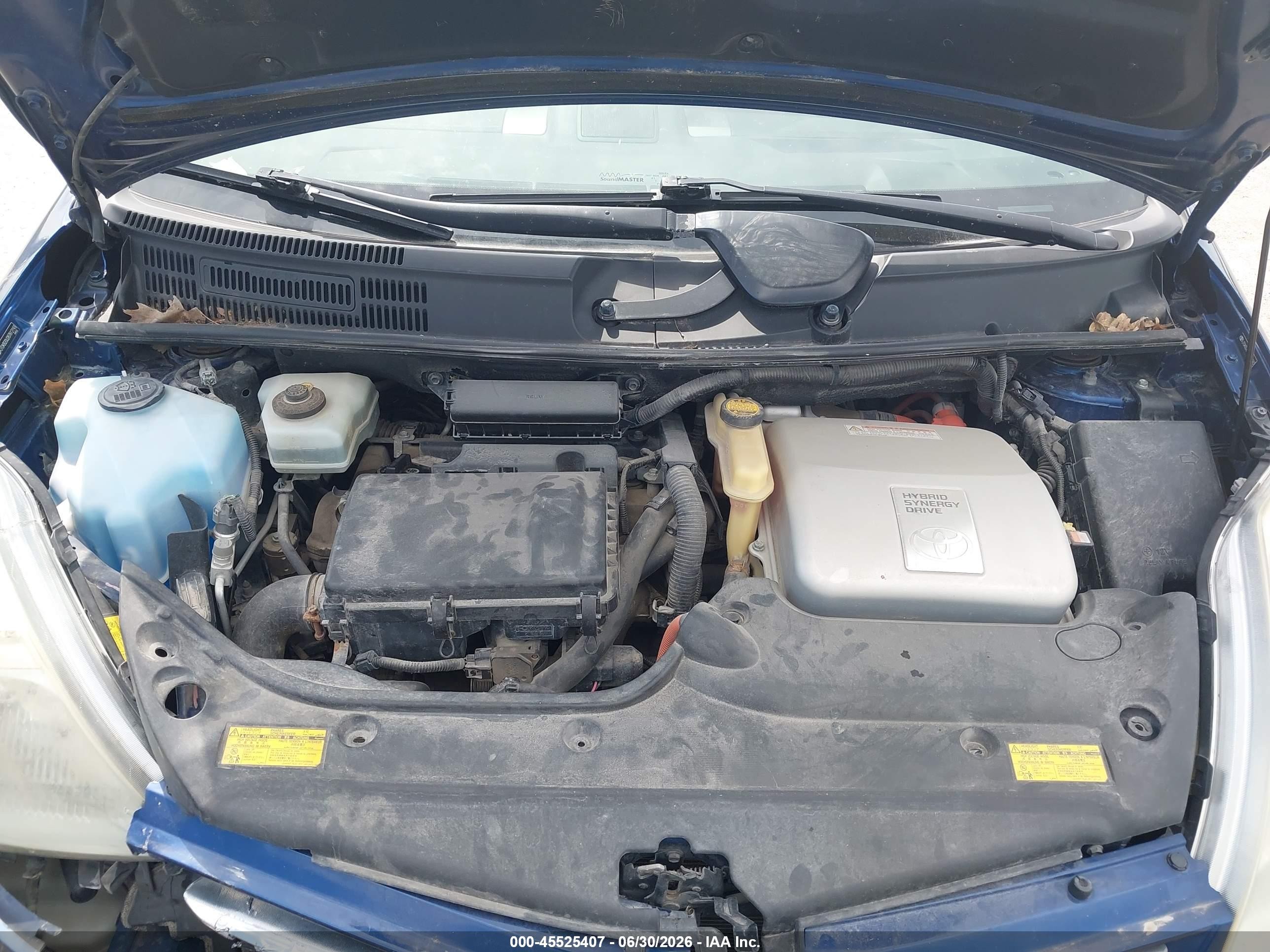 2008 Toyota Prius   Blue vin: JTDKB20U287812193
