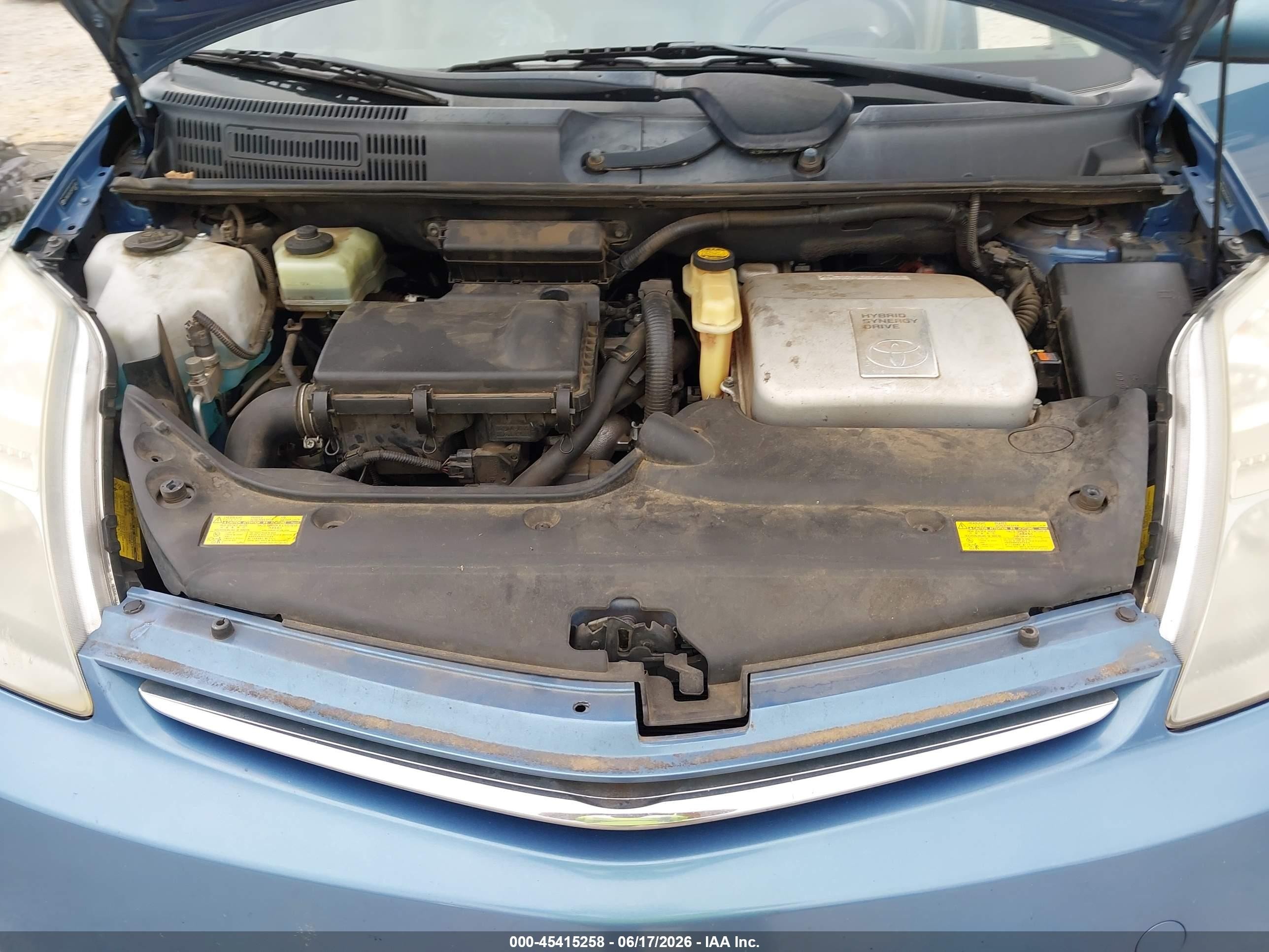 2008 Toyota Prius Touring Blue vin: JTDKB20U287818334
