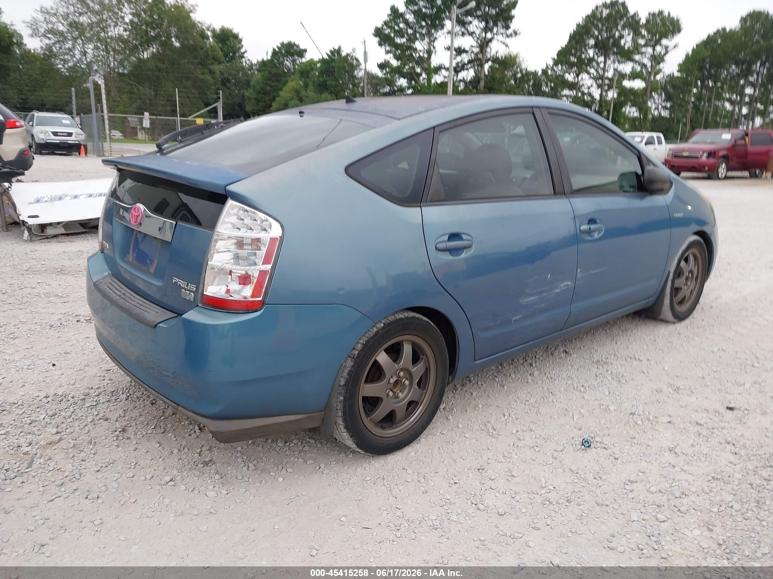 2008 Toyota Prius Touring Blue vin: JTDKB20U287818334