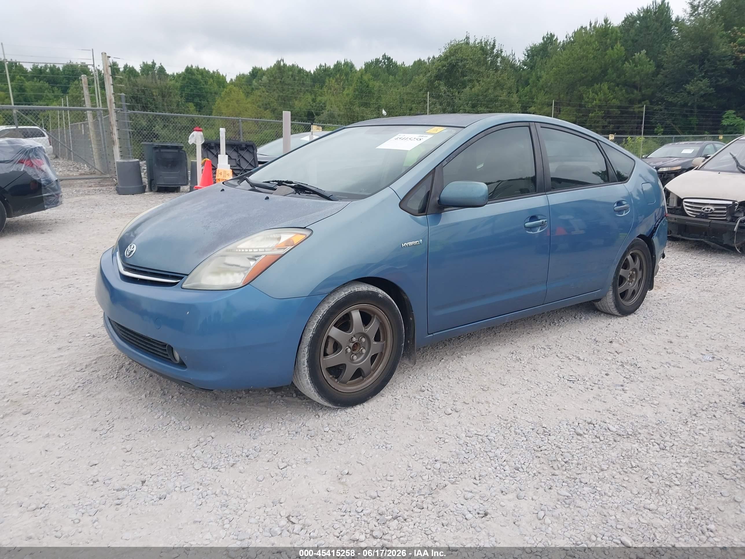 2008 Toyota Prius Touring Blue vin: JTDKB20U287818334