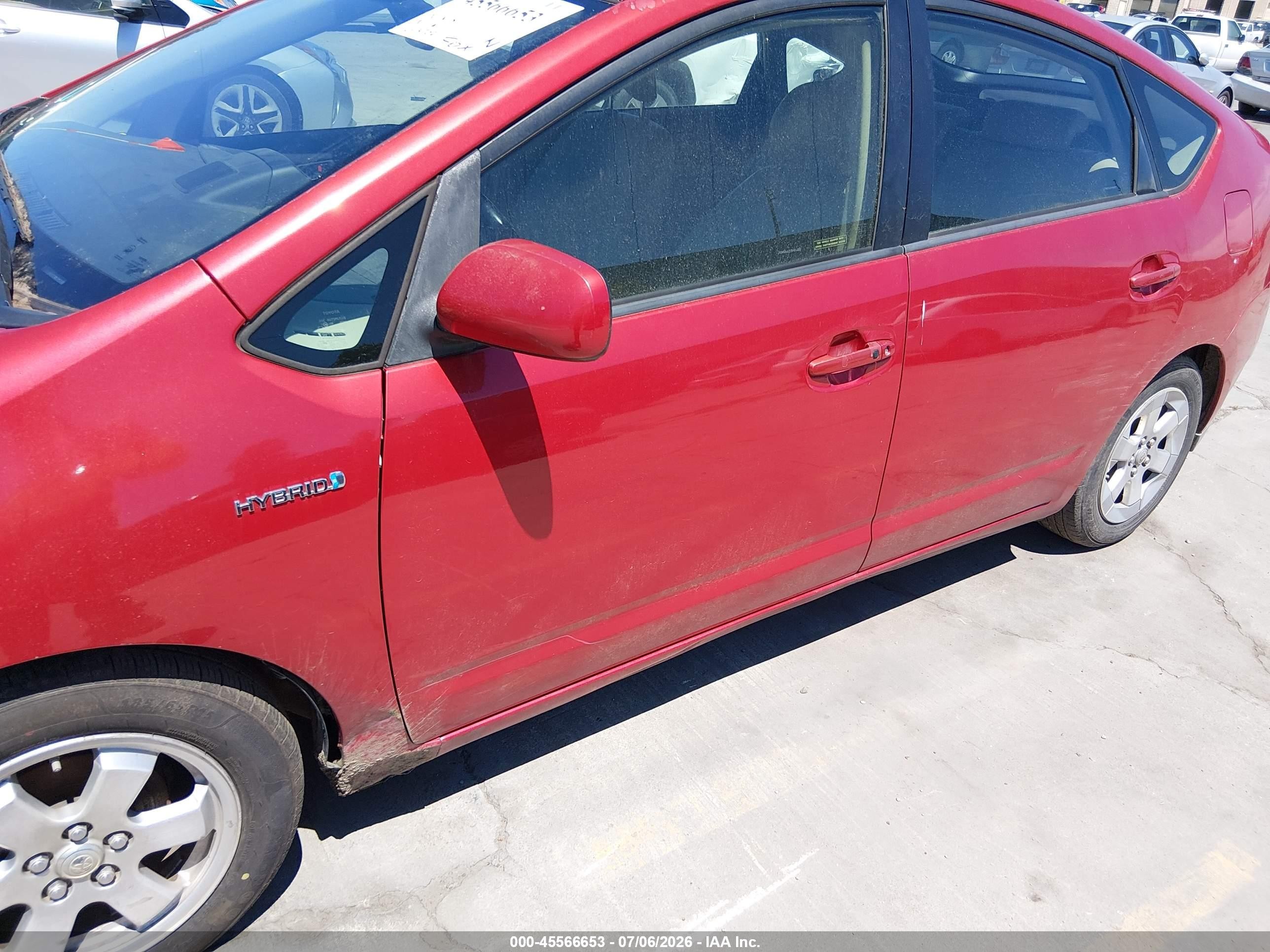2009 Toyota Prius   Red vin: JTDKB20U293480250