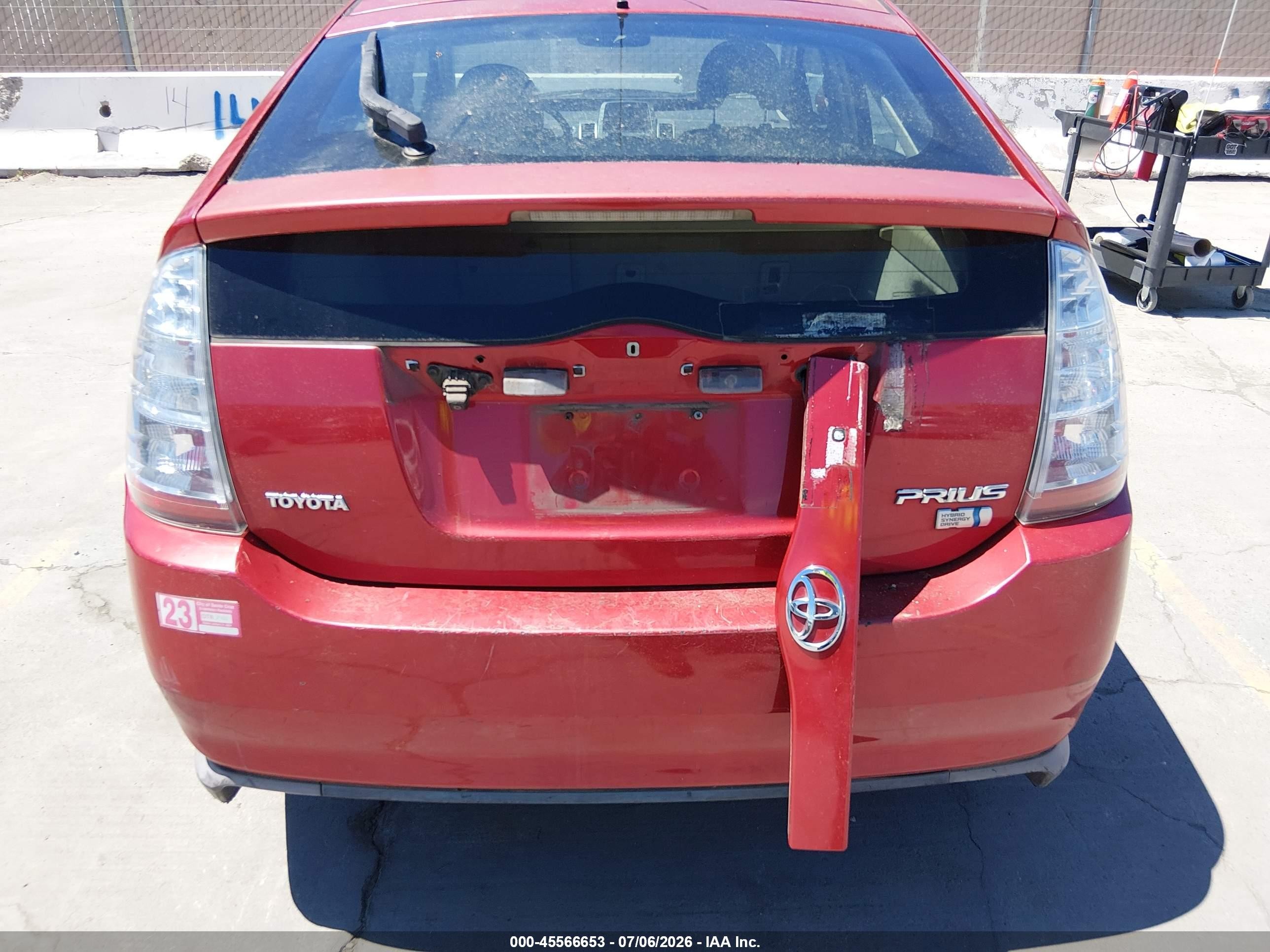2009 Toyota Prius   Red vin: JTDKB20U293480250