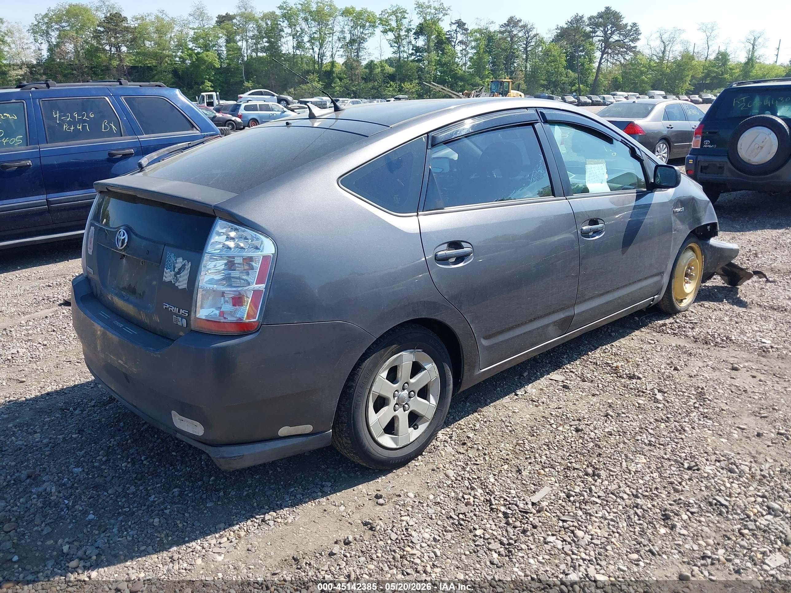 2009 Toyota Prius   Gray vin: JTDKB20U293484900