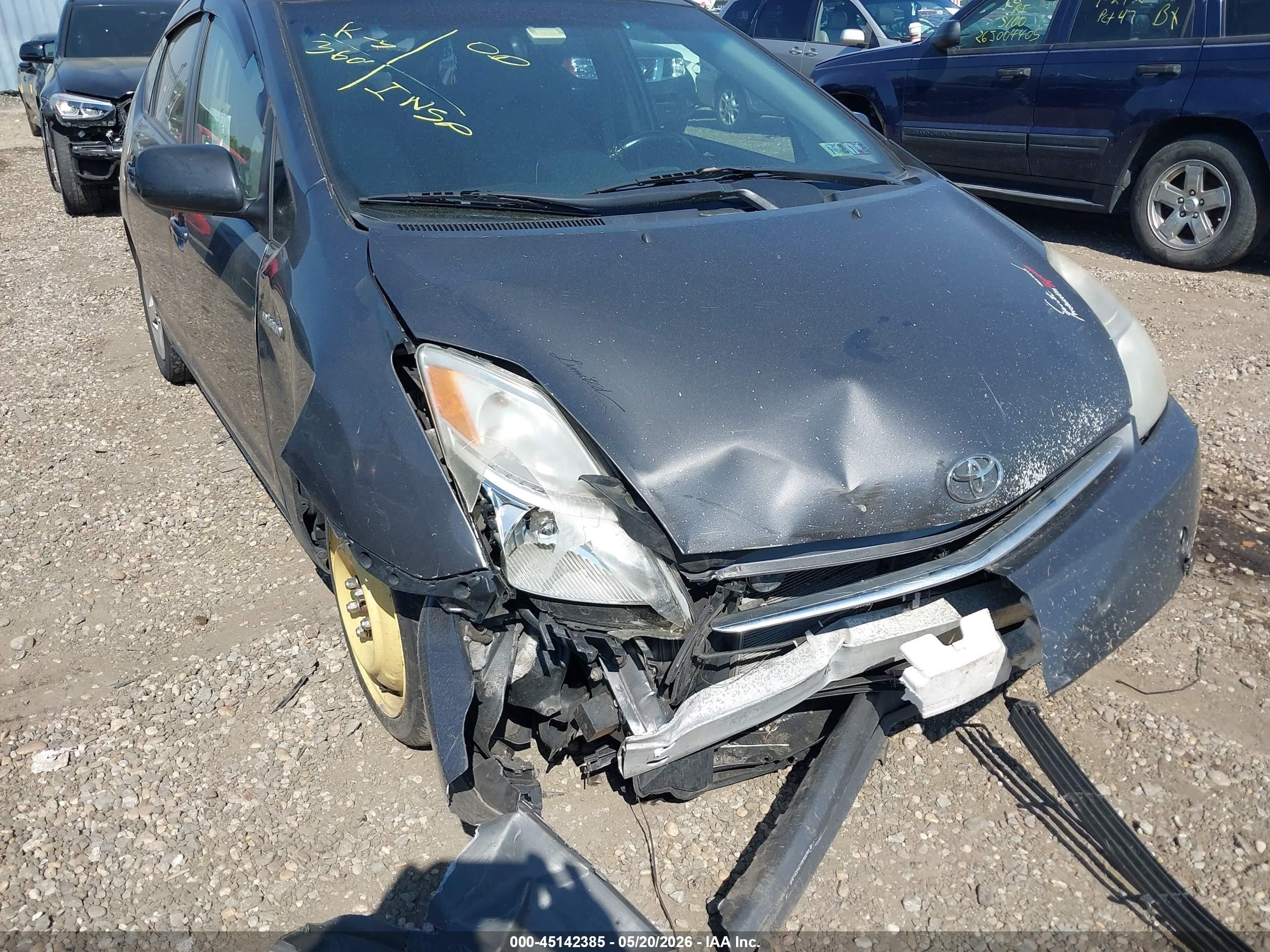 2009 Toyota Prius   Gray vin: JTDKB20U293484900