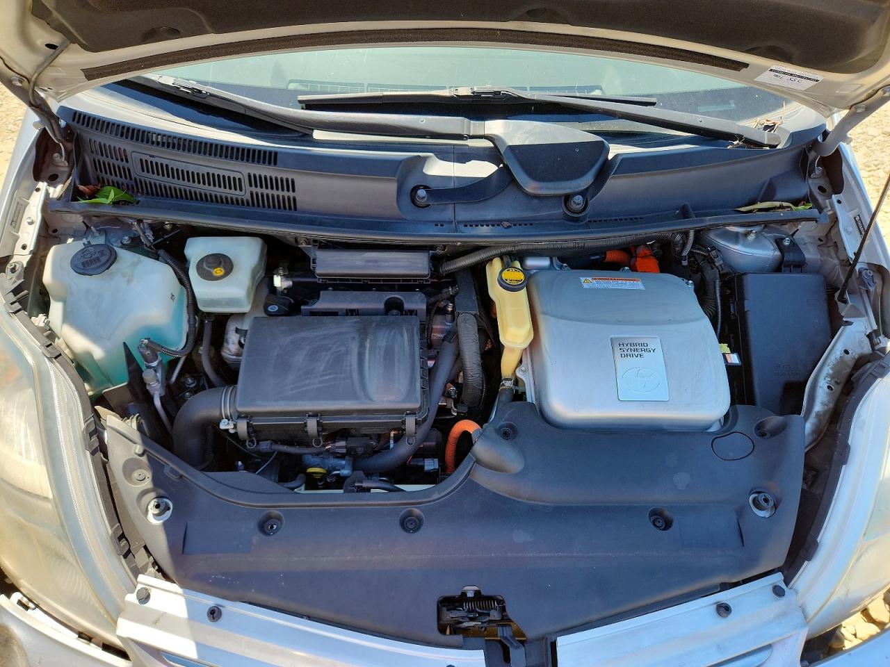 2009 Toyota Prius Base Silver vin: JTDKB20U293489868
