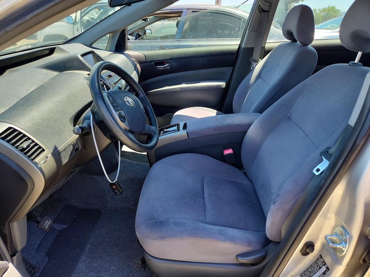 2009 Toyota Prius Base Silver vin: JTDKB20U293489868