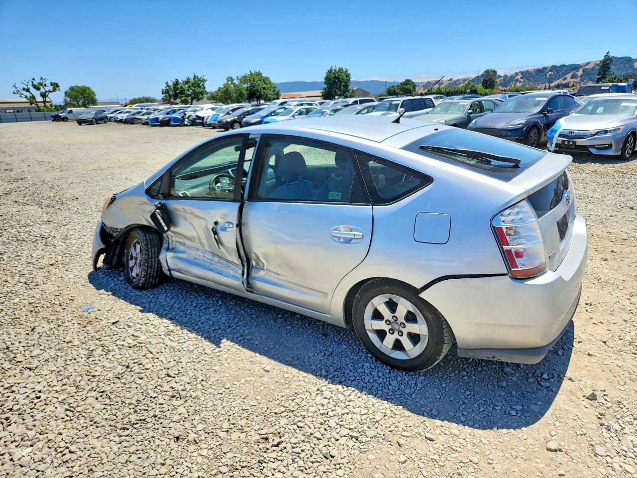 2009 Toyota Prius Base Silver vin: JTDKB20U293489868