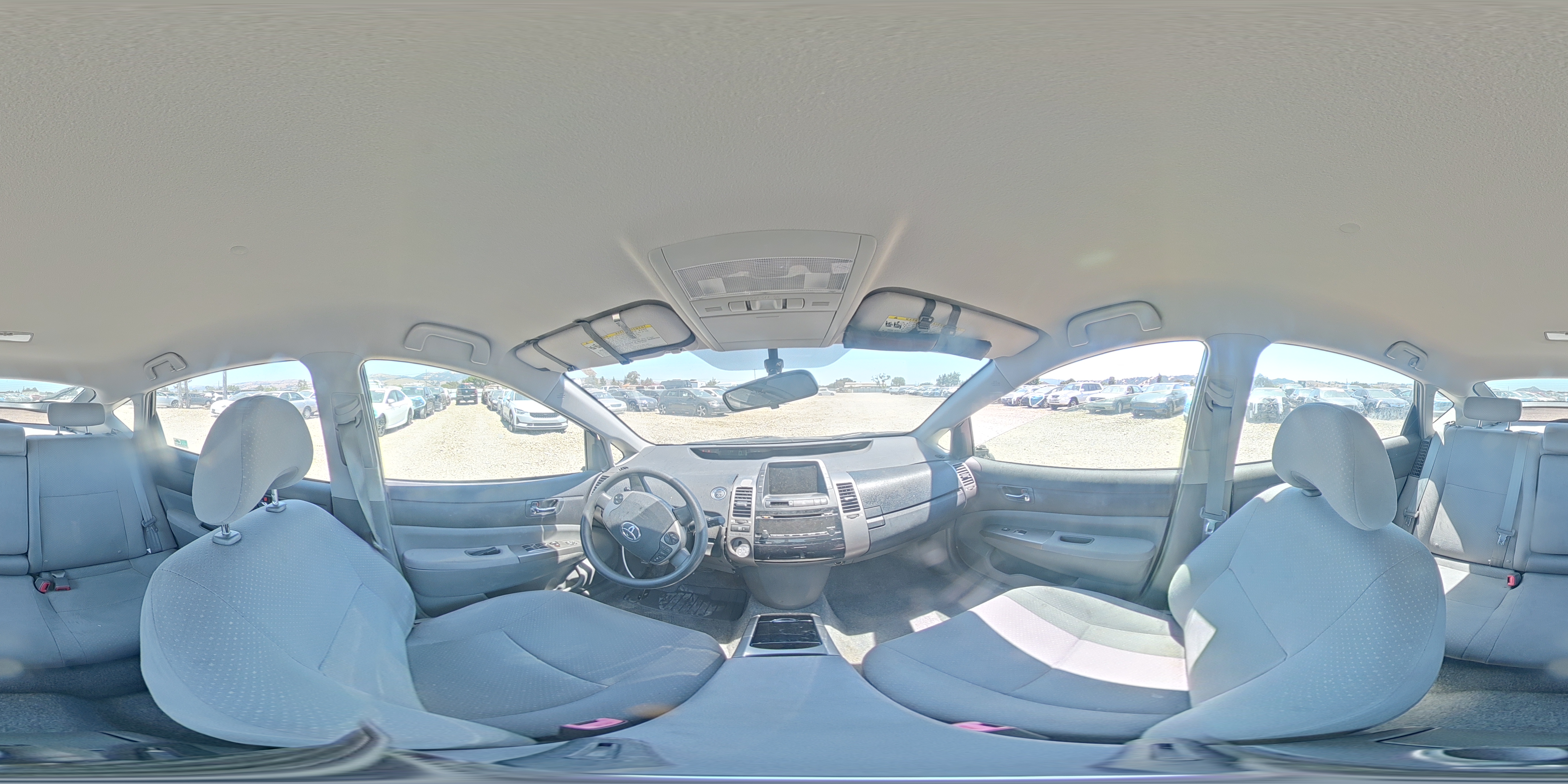 2009 Toyota Prius Base Silver vin: JTDKB20U293489868