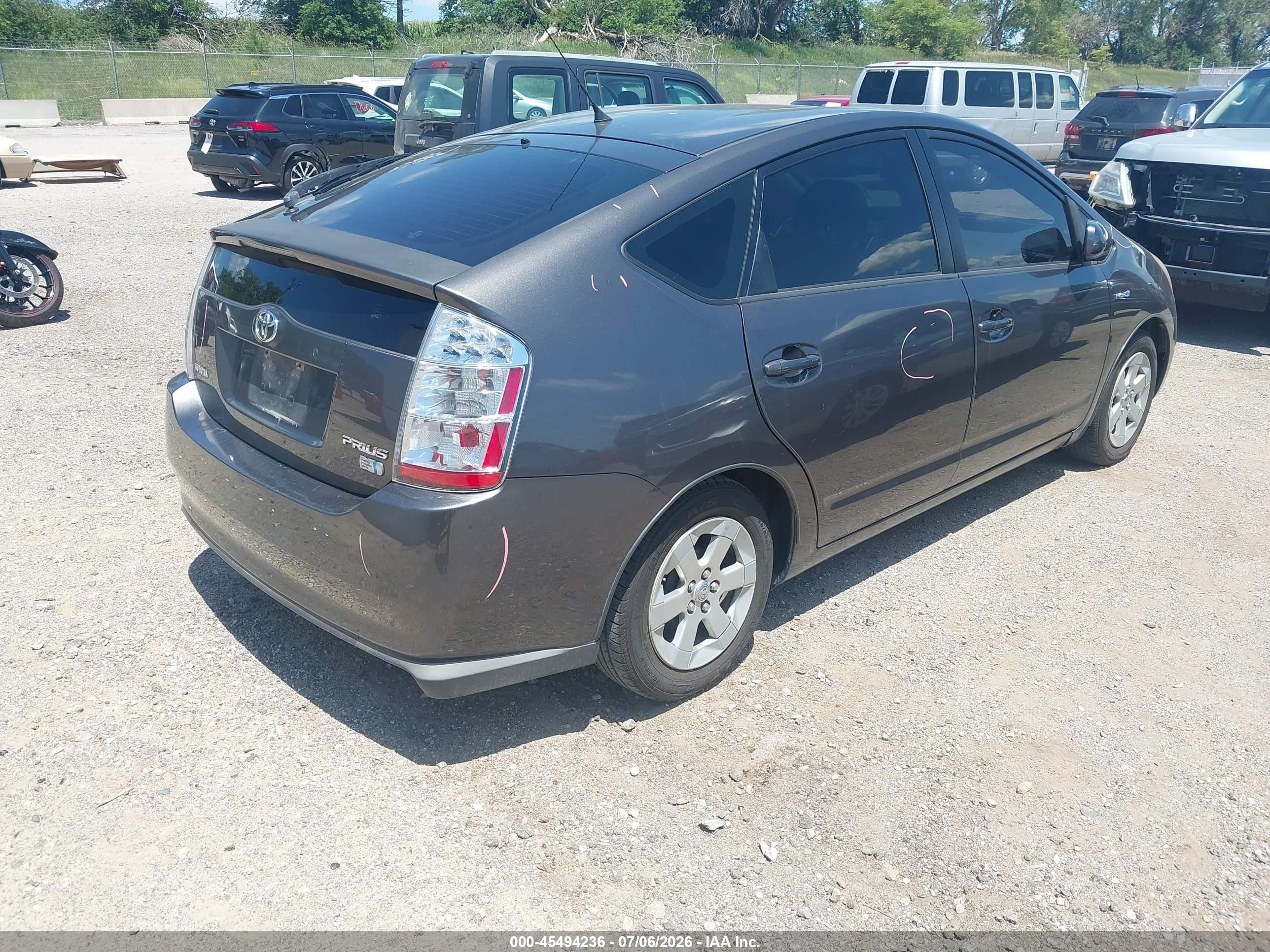 2009 Toyota Prius   Черный vin: JTDKB20U293497761