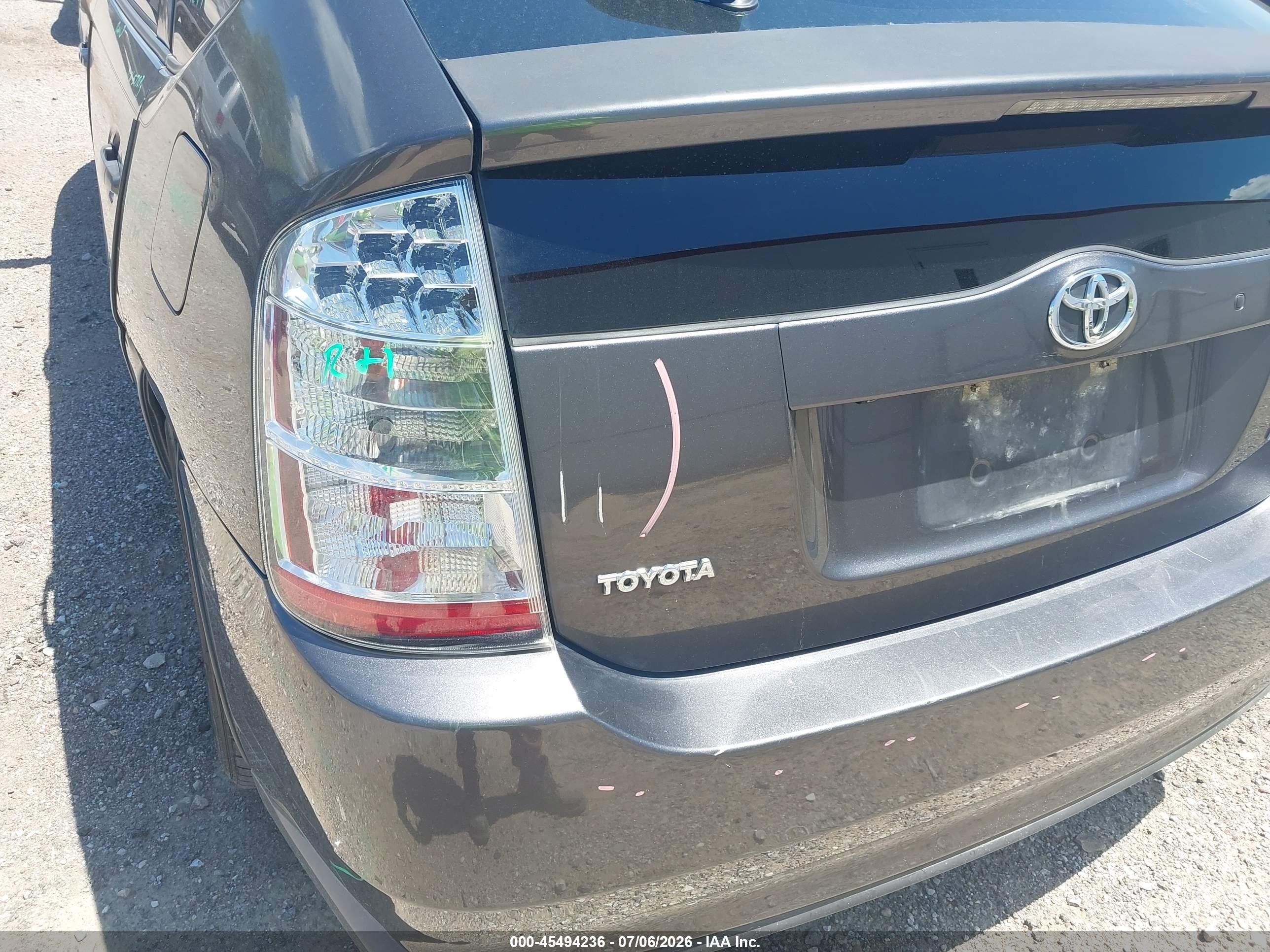2009 Toyota Prius   Черный vin: JTDKB20U293497761