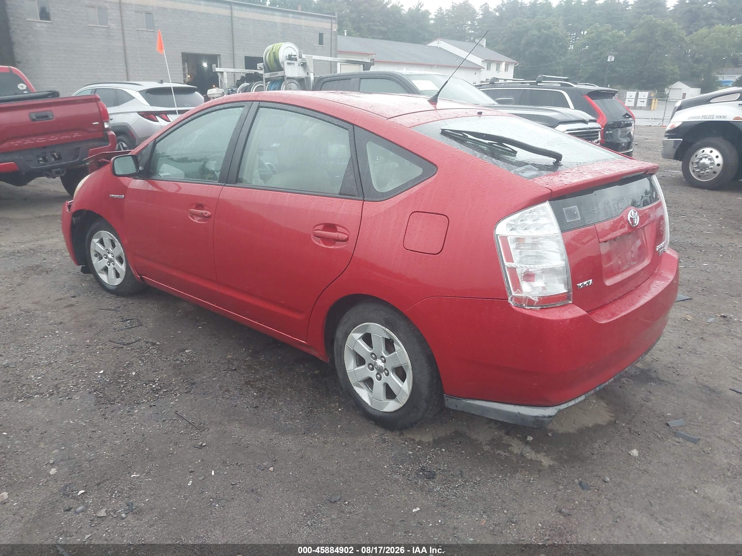 2009 Toyota Prius Красный vin: JTDKB20U293515997