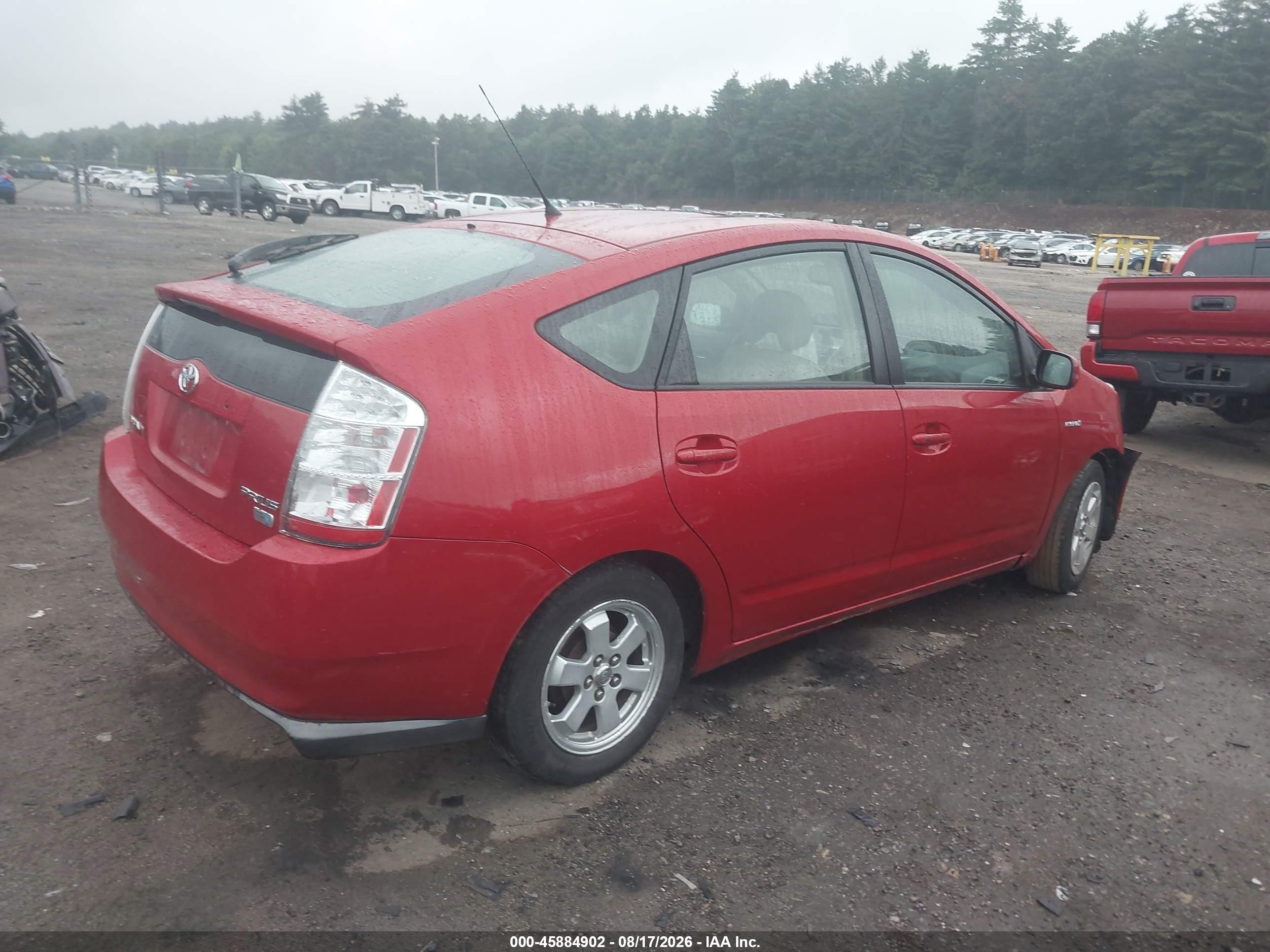 2009 Toyota Prius Красный vin: JTDKB20U293515997