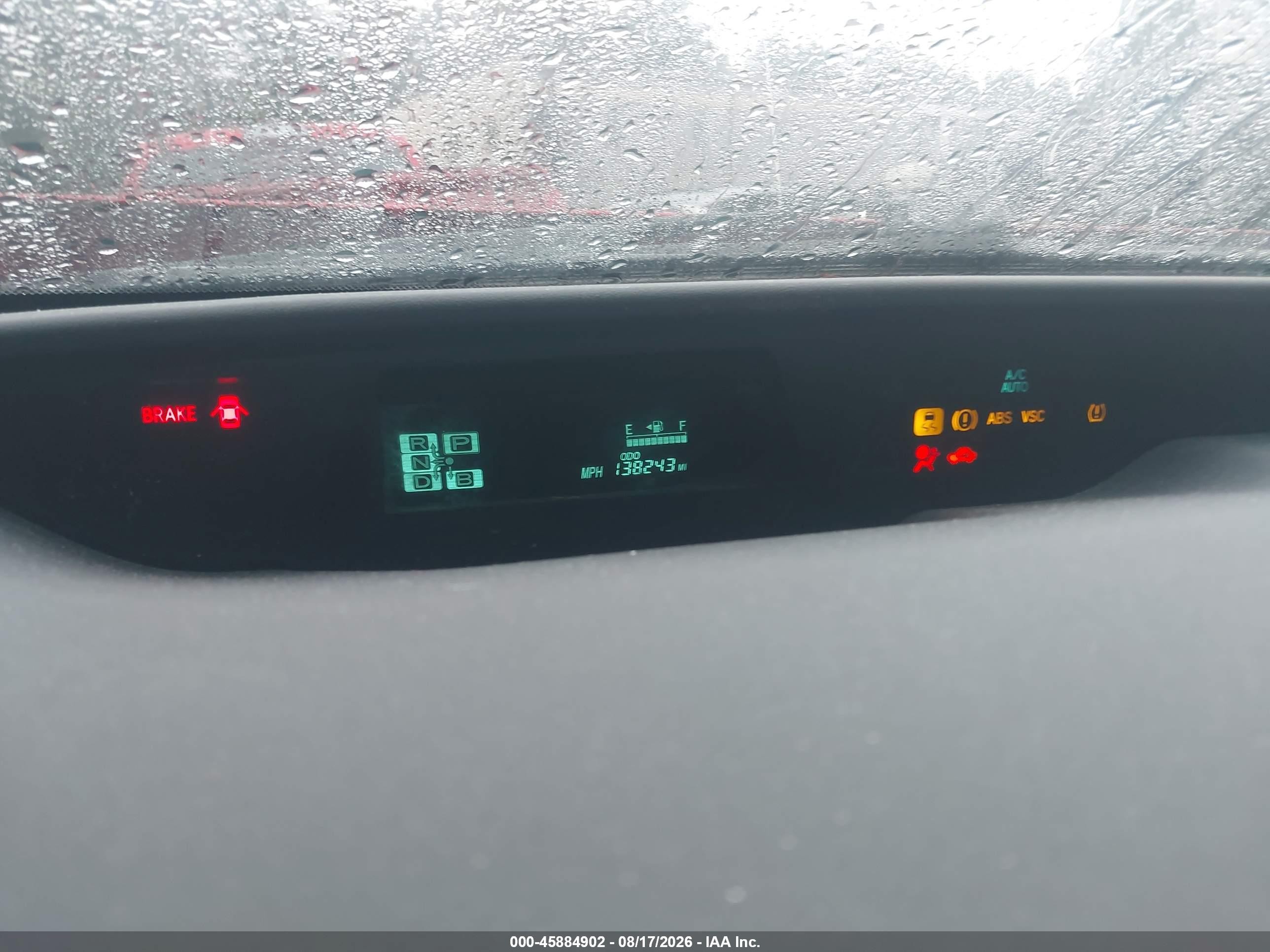 2009 Toyota Prius Красный vin: JTDKB20U293515997