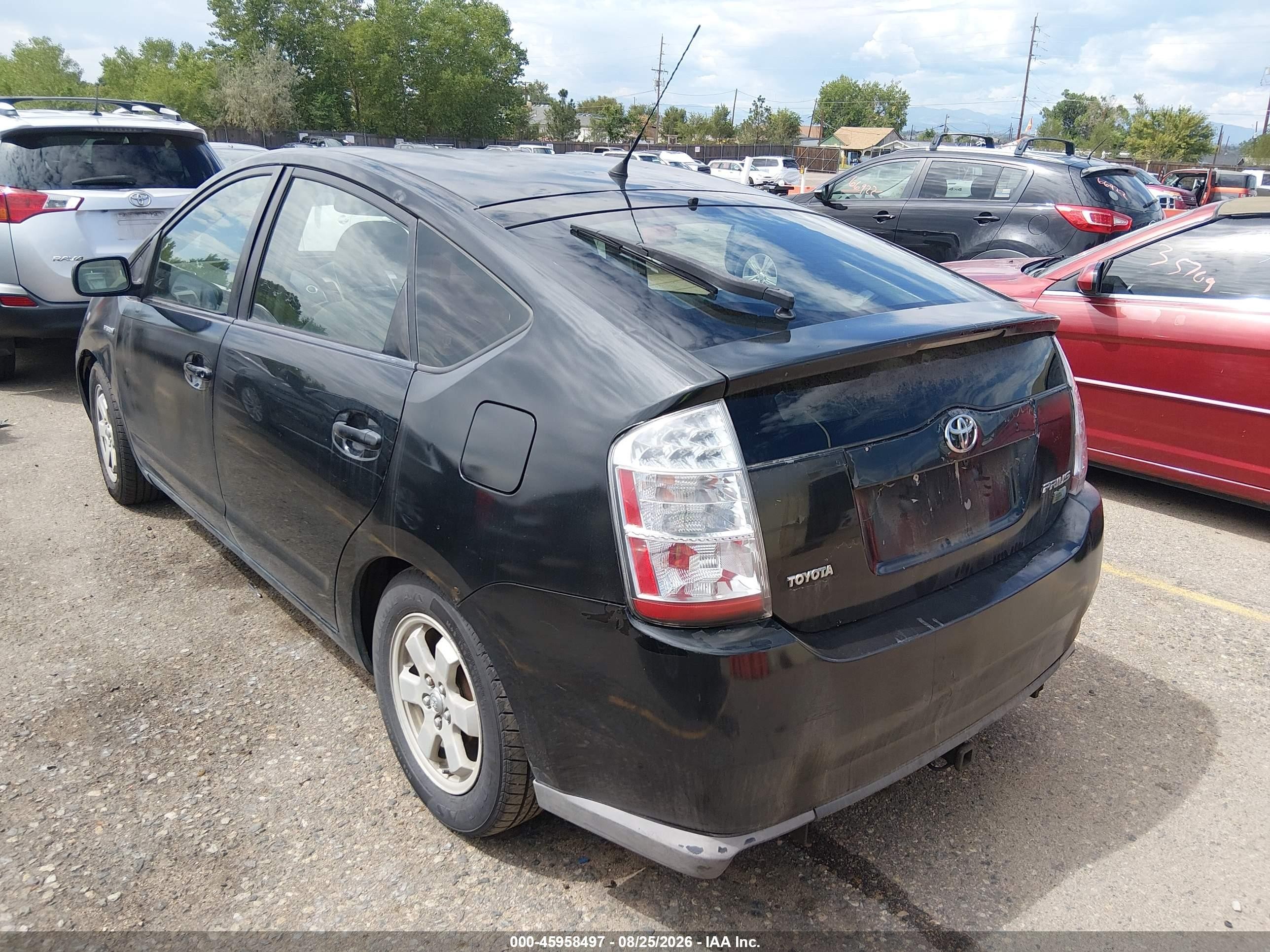 2009 Toyota Prius Touring Black vin: JTDKB20U293526305