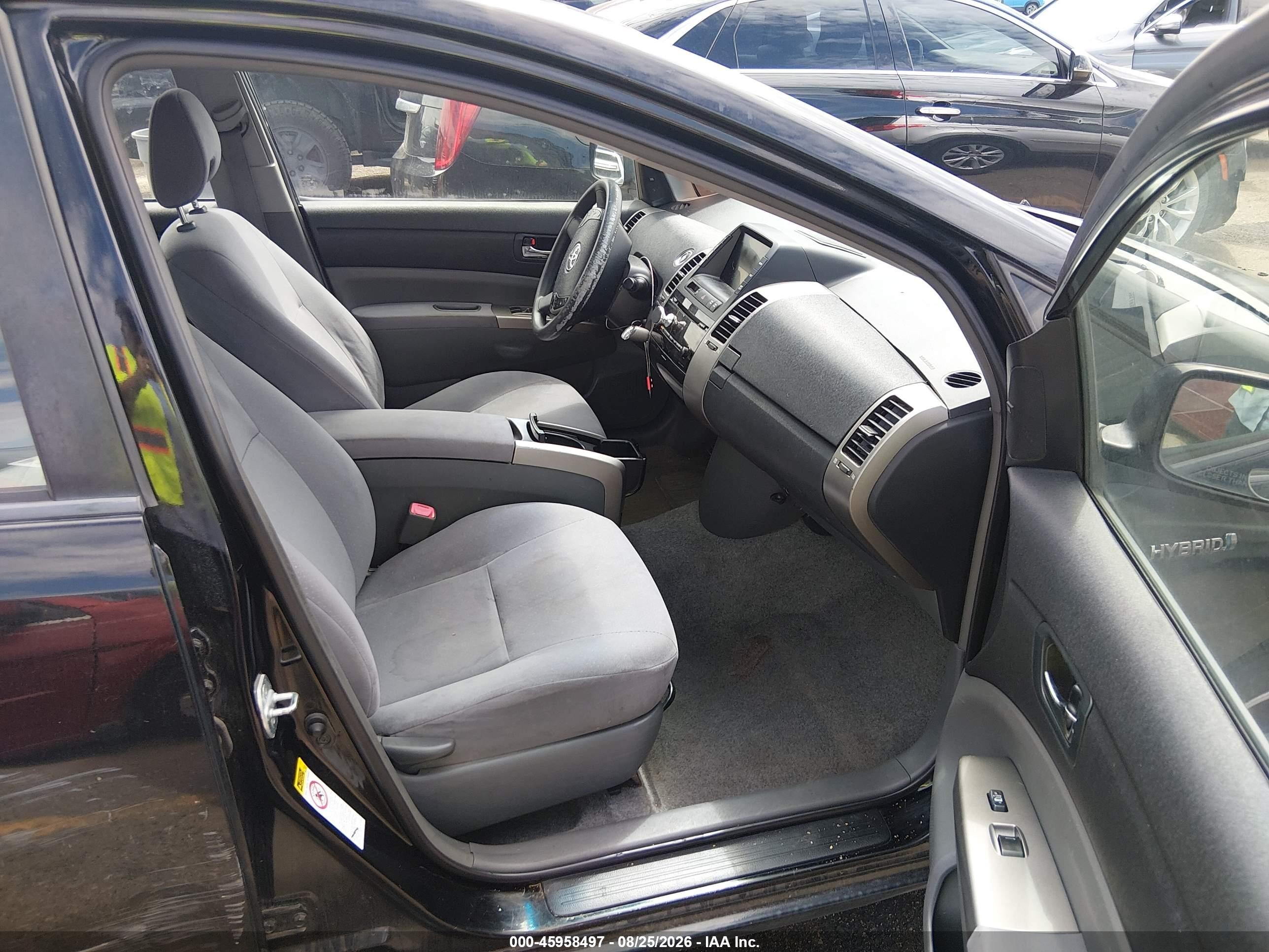 2009 Toyota Prius Touring Black vin: JTDKB20U293526305