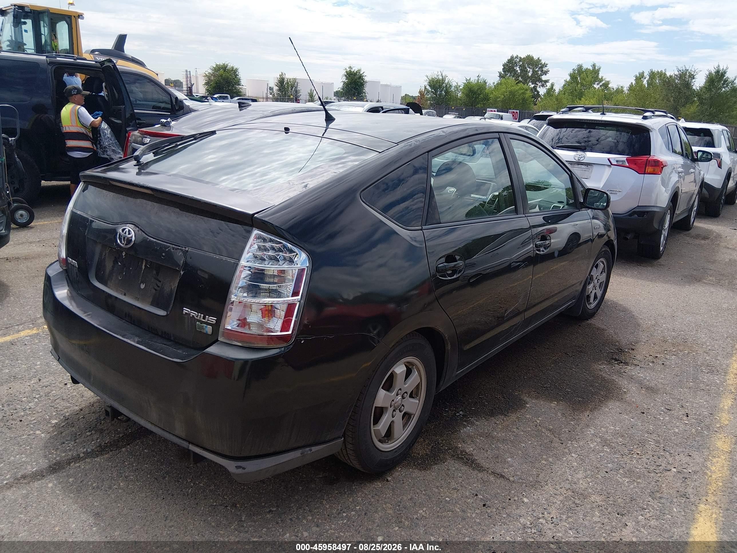 2009 Toyota Prius Touring Black vin: JTDKB20U293526305