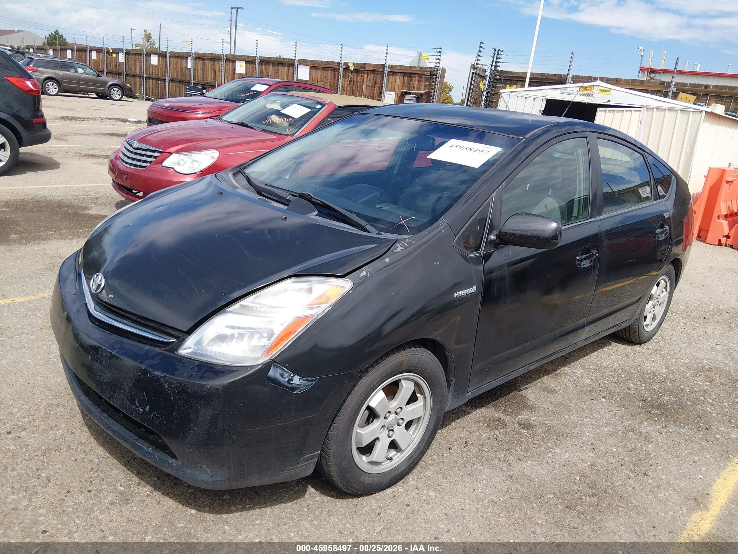 2009 Toyota Prius Touring Black vin: JTDKB20U293526305
