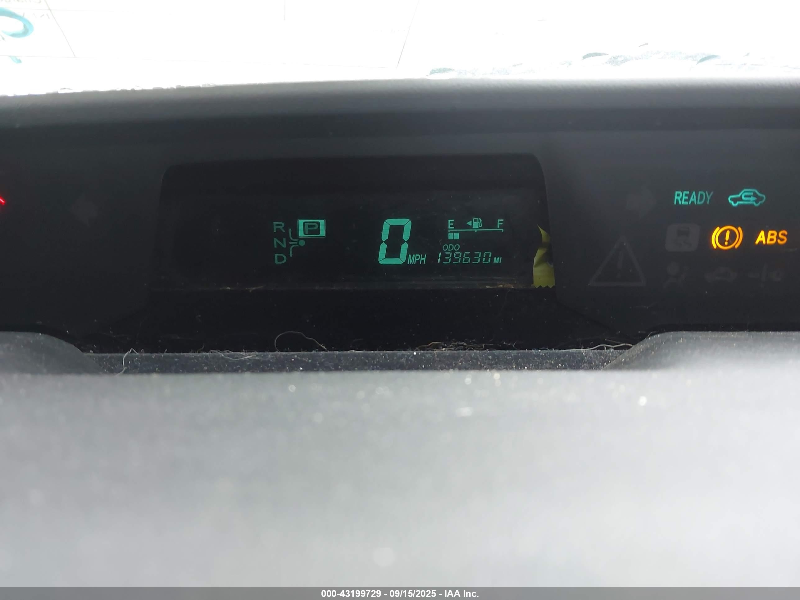 2009 Toyota Prius   Black vin: JTDKB20U293531732
