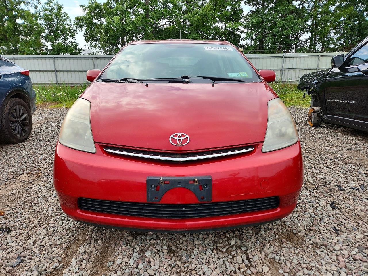 2009 Toyota Prius Base Red vin: JTDKB20U297821395