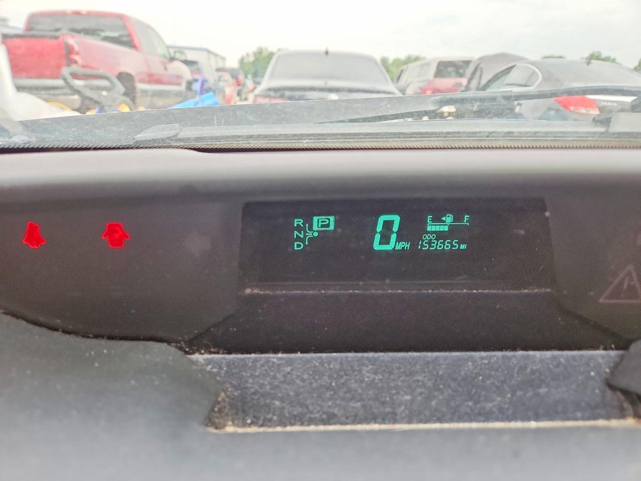 2009 Toyota Prius Base Red vin: JTDKB20U297821395