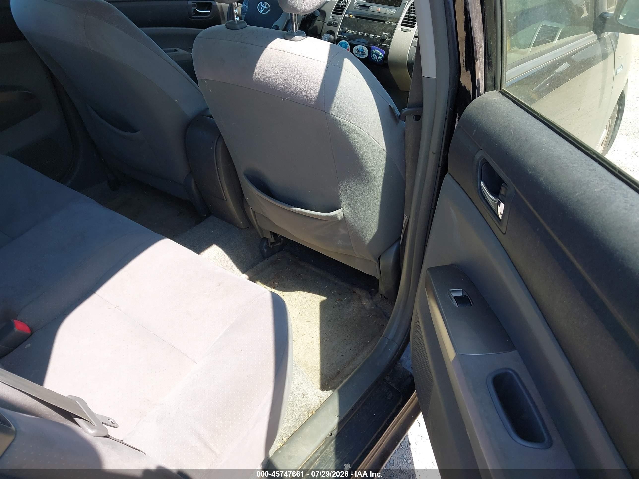 2009 Toyota Prius Black vin: JTDKB20U297851027
