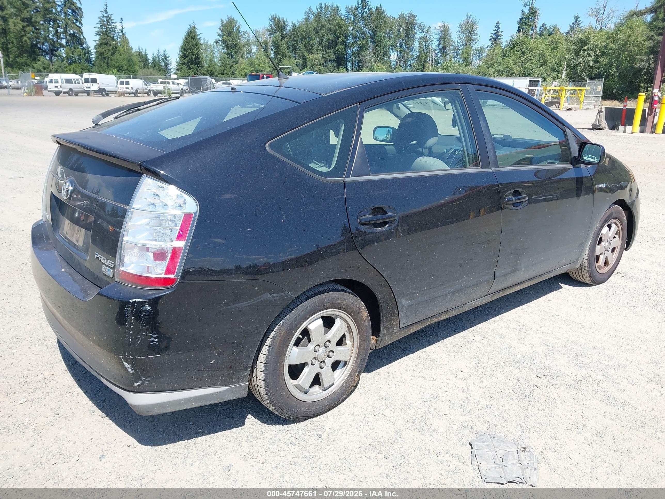 2009 Toyota Prius Black vin: JTDKB20U297851027