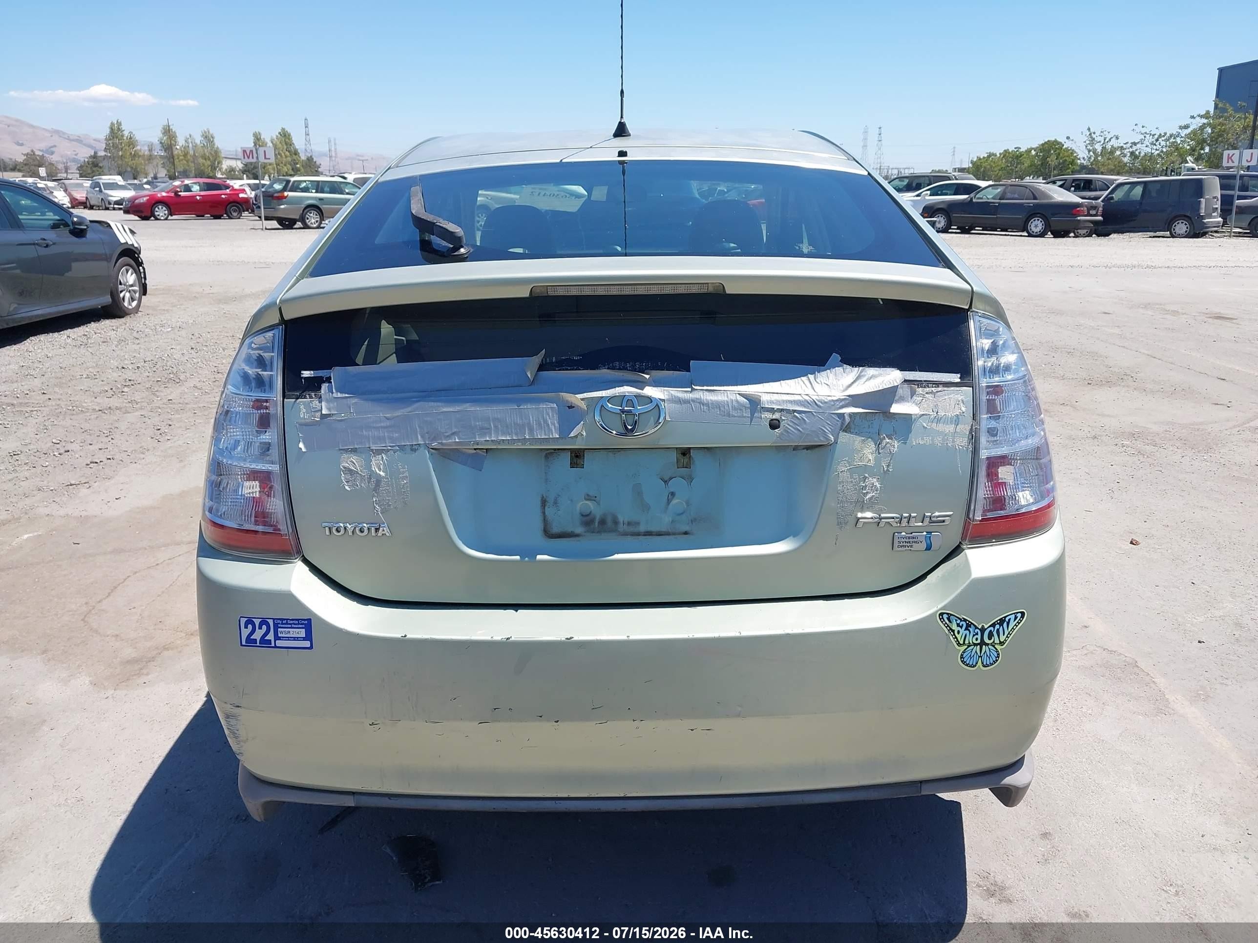 2009 Toyota Prius   Gold vin: JTDKB20U297855482