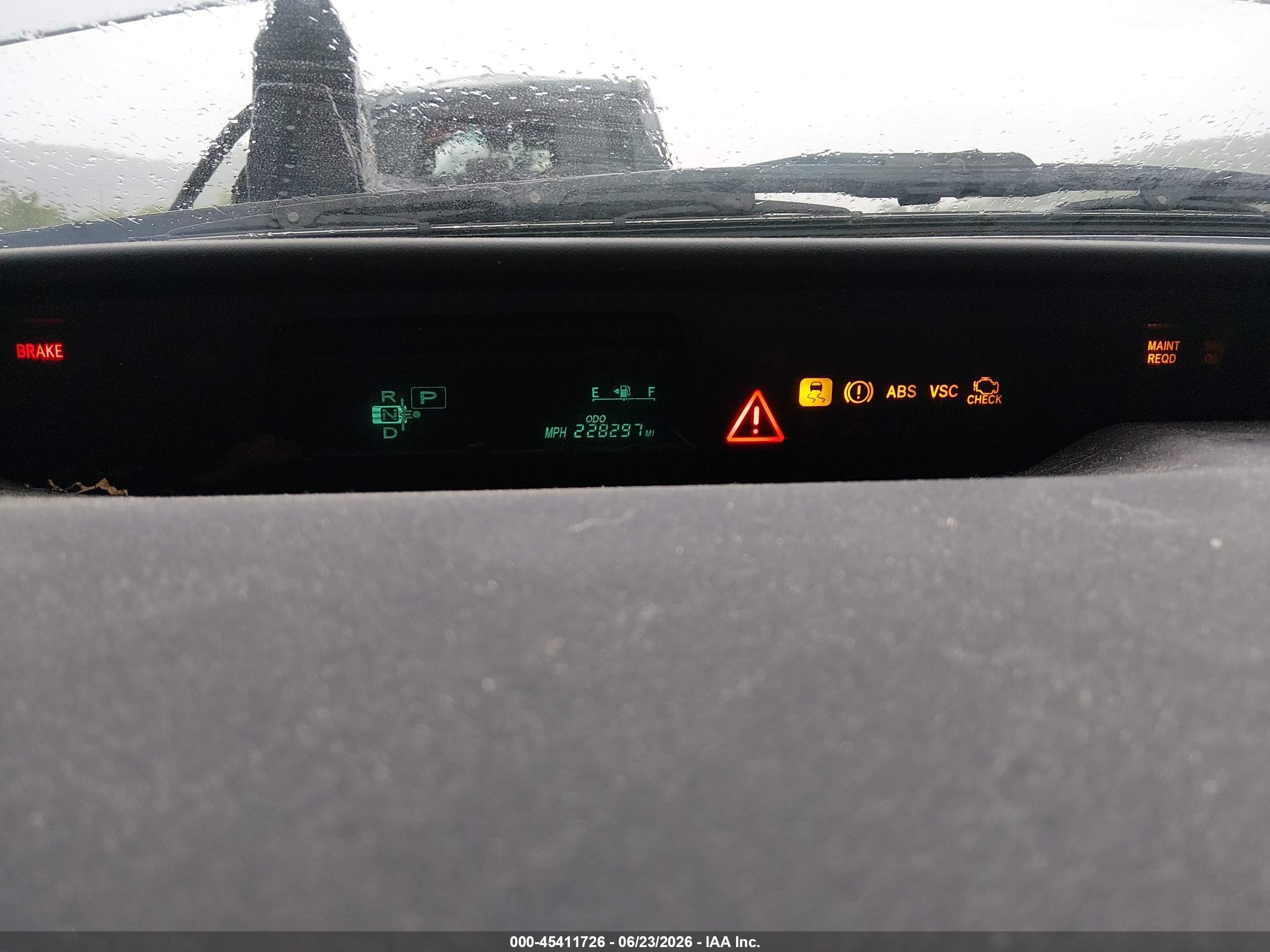 2009 Toyota Prius   Silver vin: JTDKB20U297858995