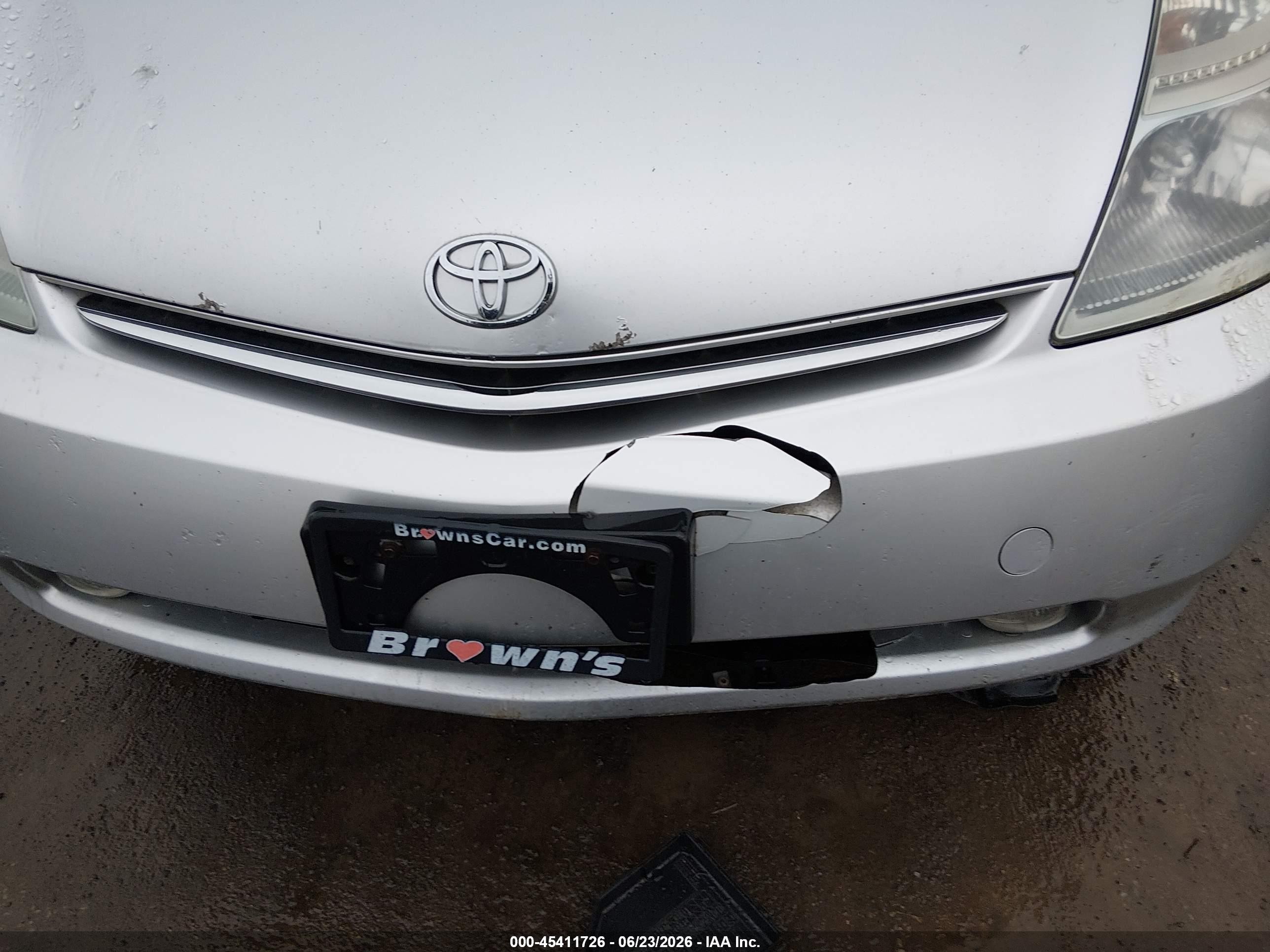 2009 Toyota Prius   Silver vin: JTDKB20U297858995