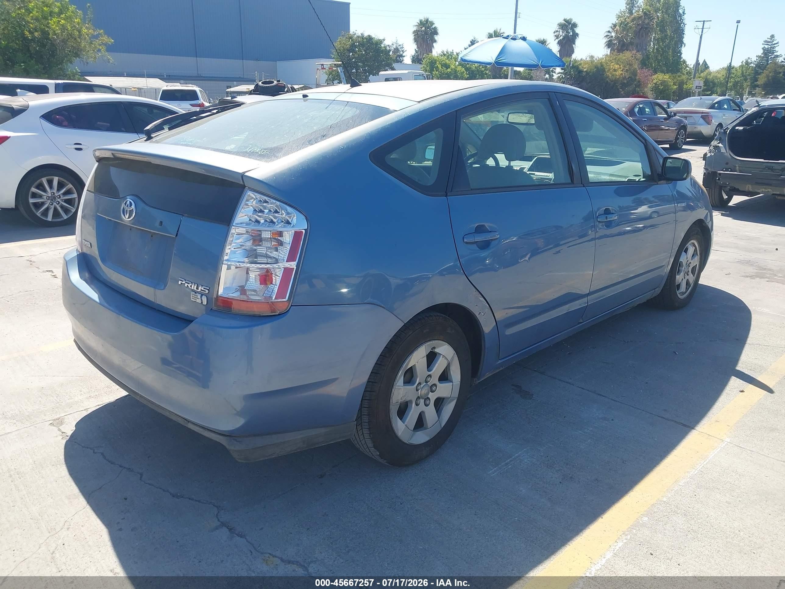 2009 Toyota Prius   Blue vin: JTDKB20U297859595