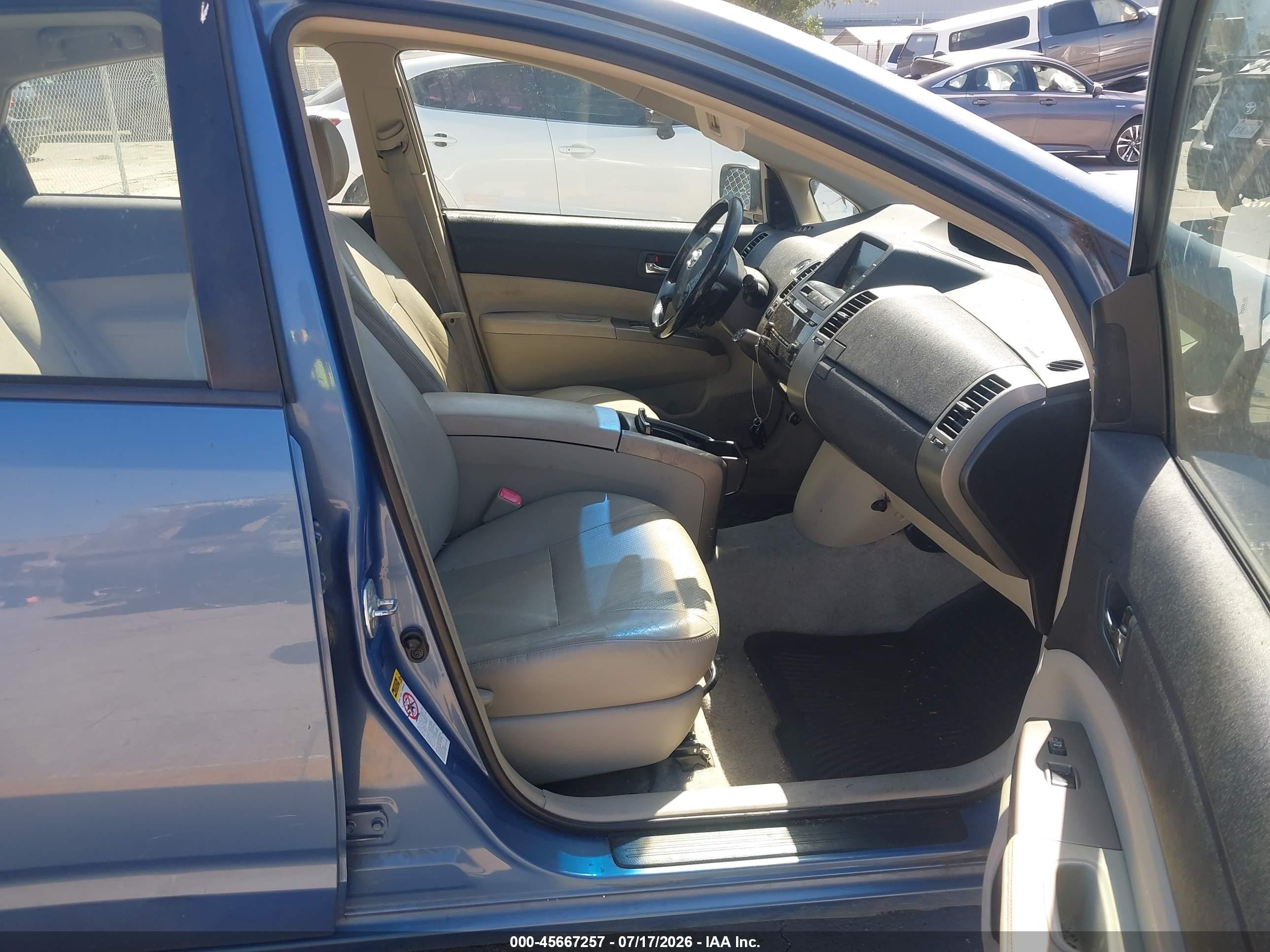 2009 Toyota Prius   Blue vin: JTDKB20U297859595