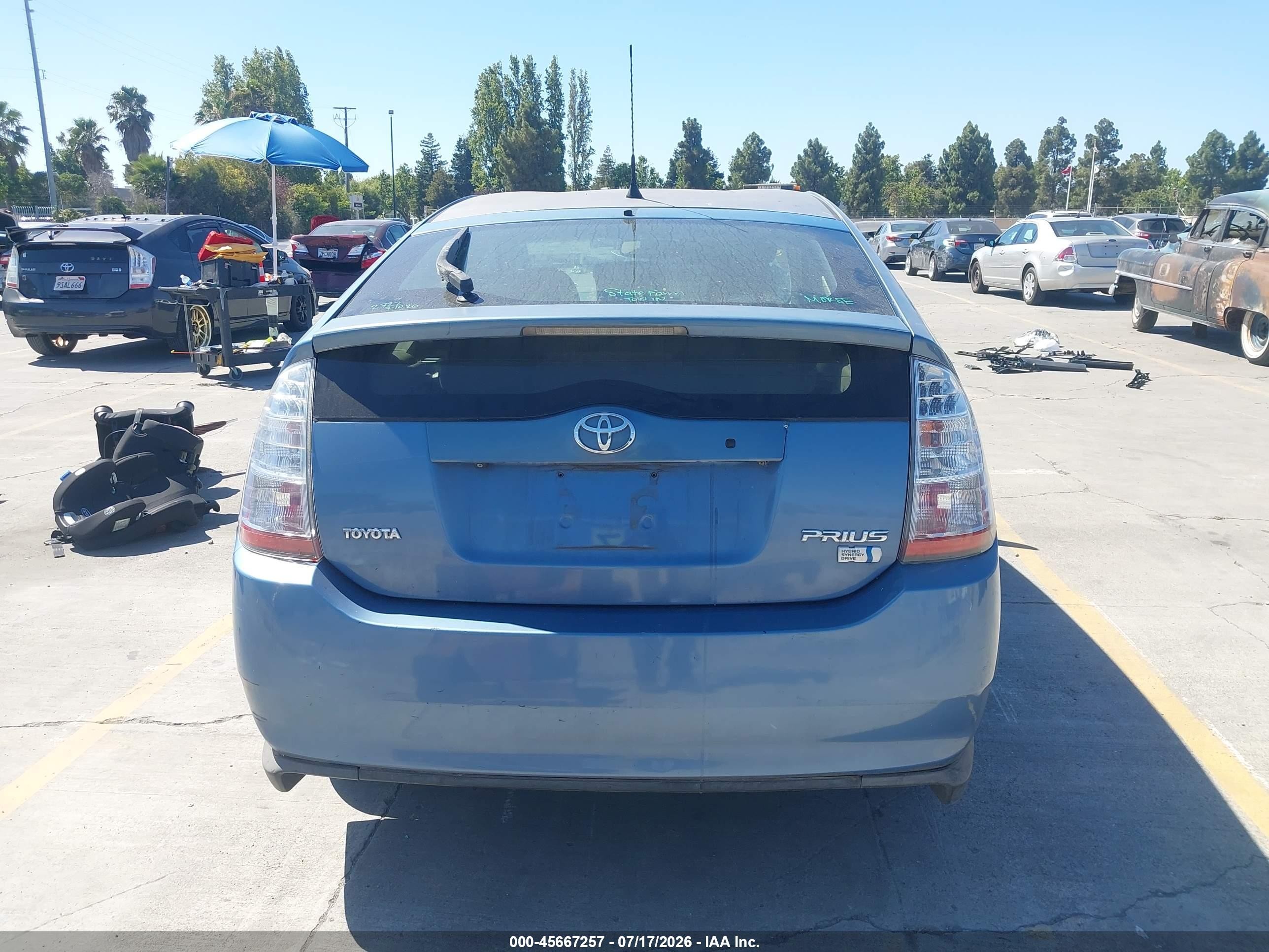 2009 Toyota Prius   Blue vin: JTDKB20U297859595