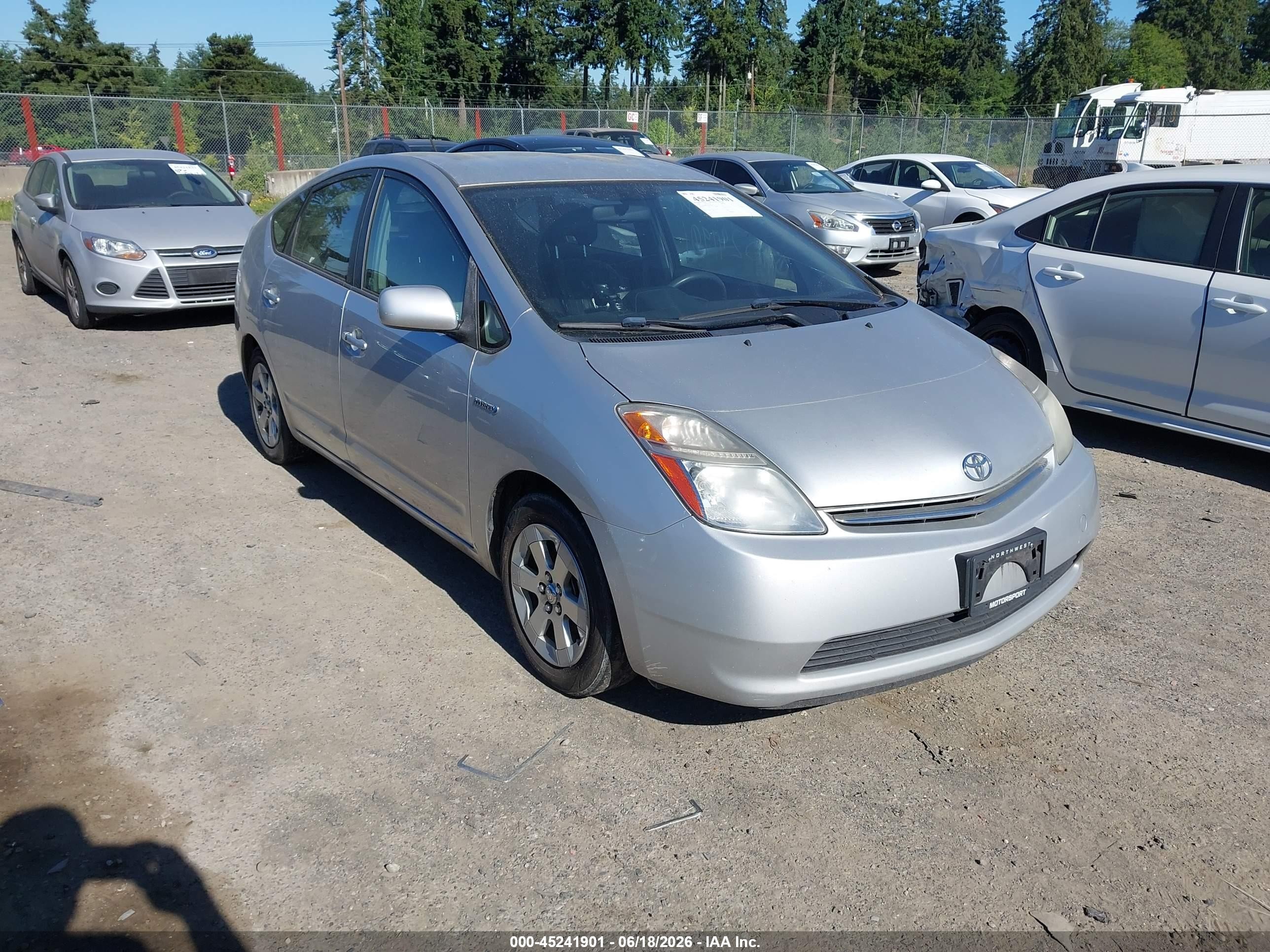 2009 Toyota Prius   Silver vin: JTDKB20U297873867