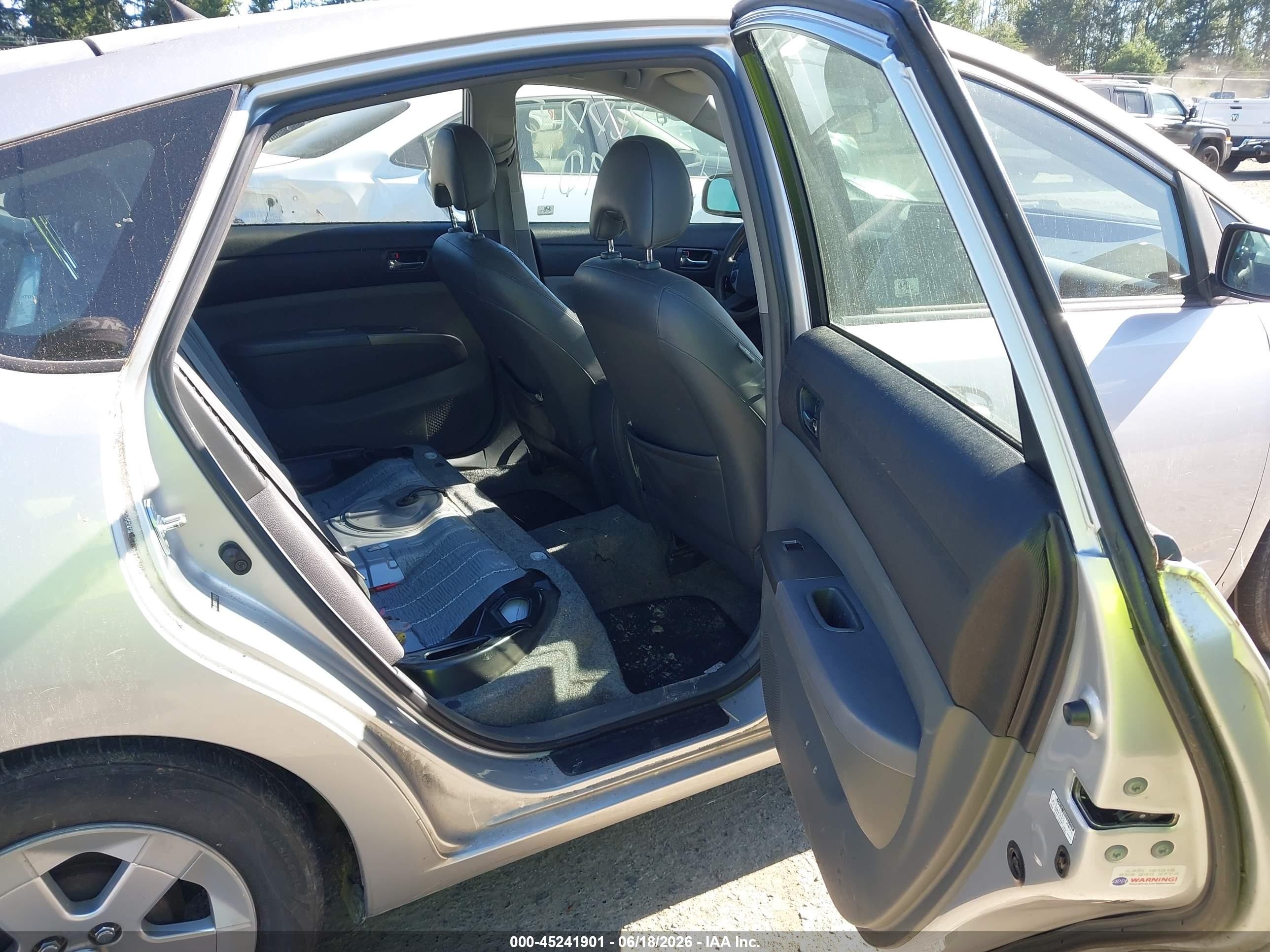 2009 Toyota Prius   Silver vin: JTDKB20U297873867