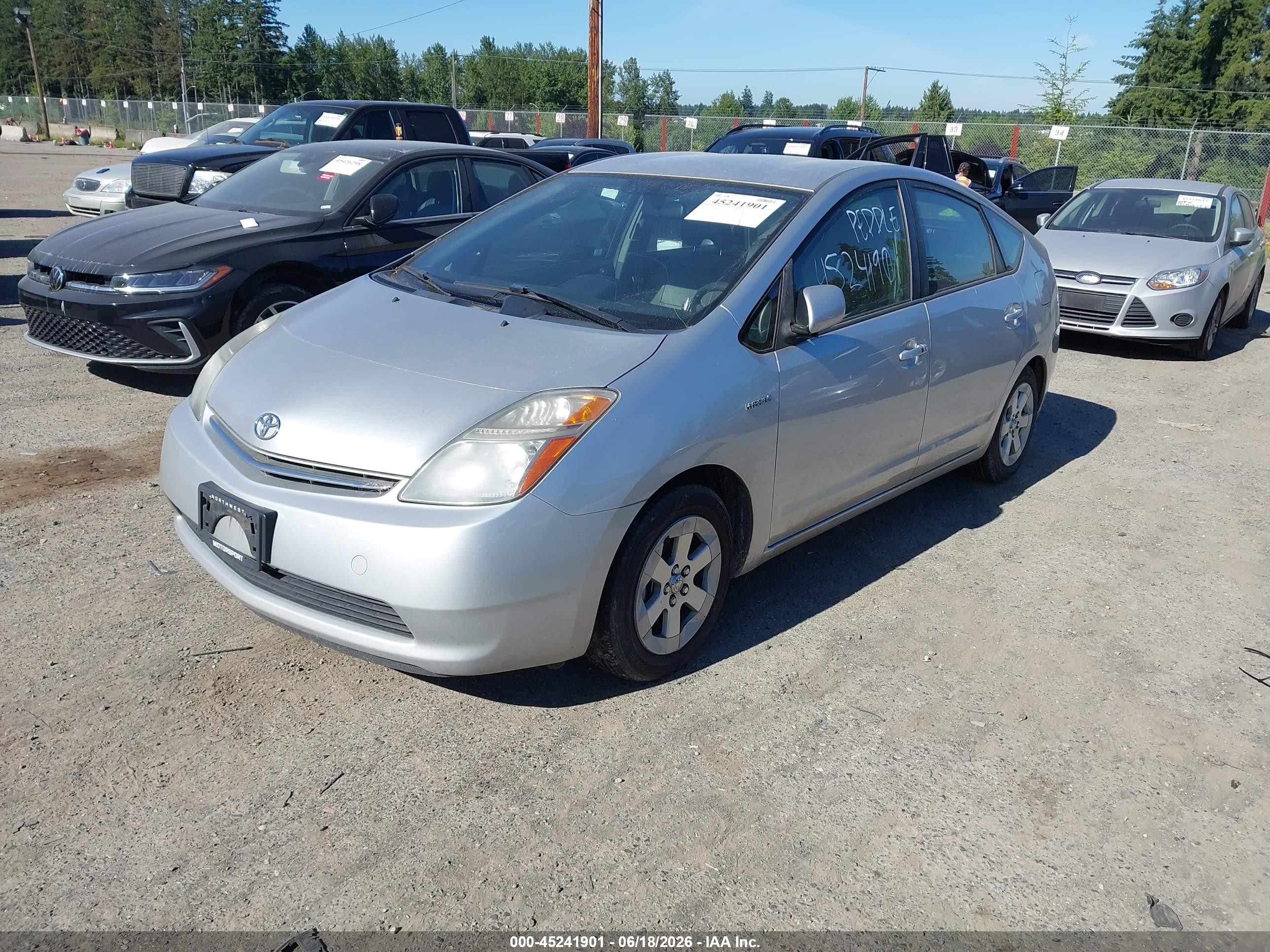 2009 Toyota Prius   Silver vin: JTDKB20U297873867