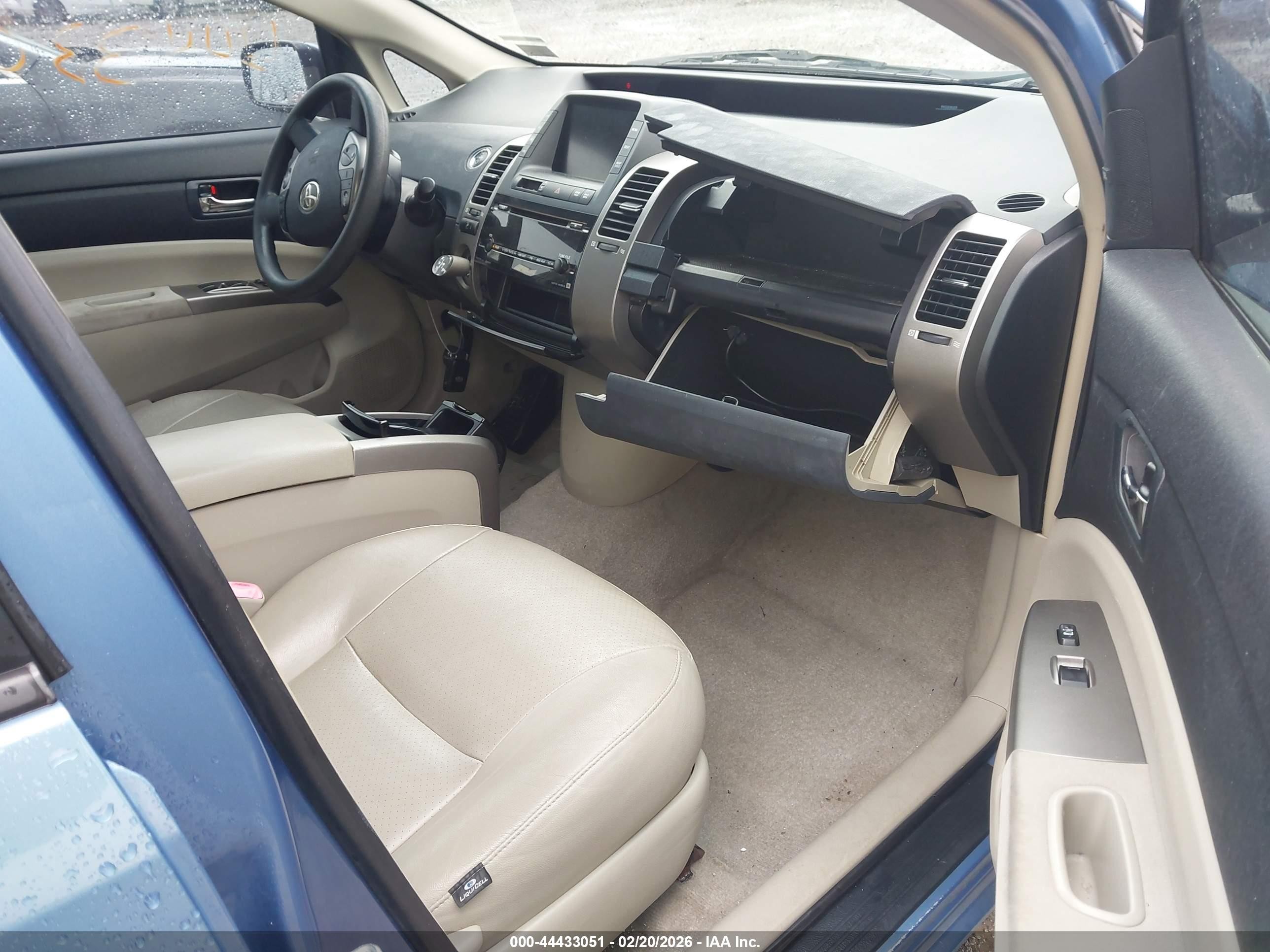 2009 Toyota Prius Touring Blue vin: JTDKB20U297882567