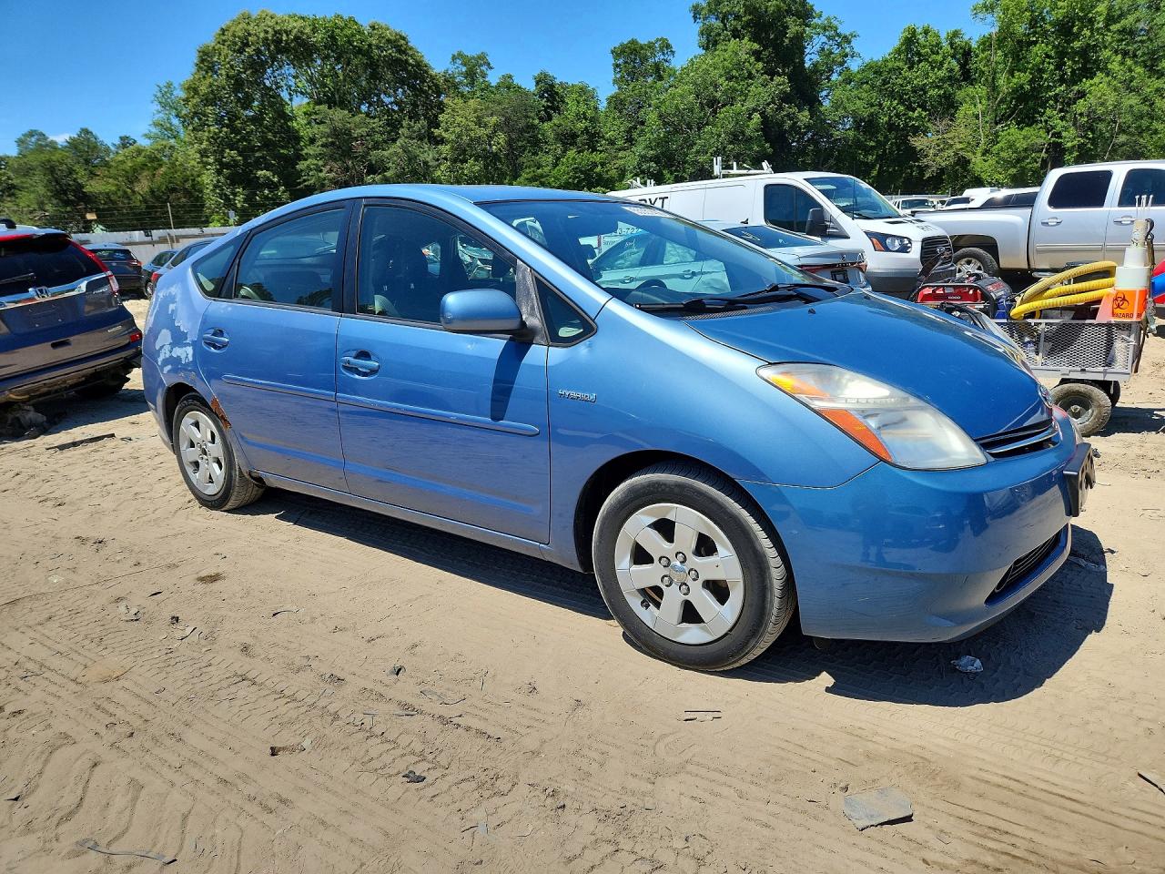2009 Toyota Prius Base Blue vin: JTDKB20U297885338