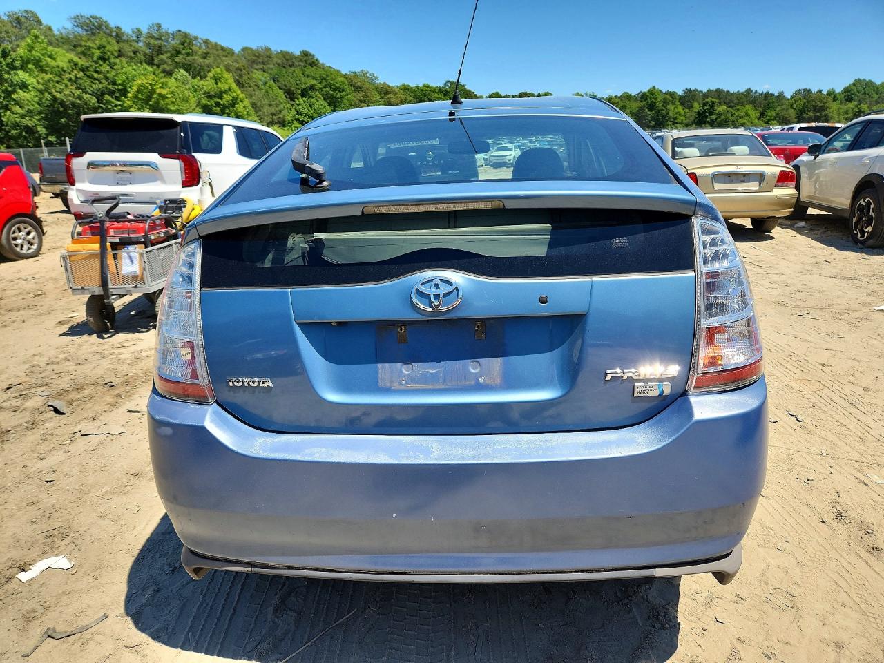 2009 Toyota Prius Base Blue vin: JTDKB20U297885338