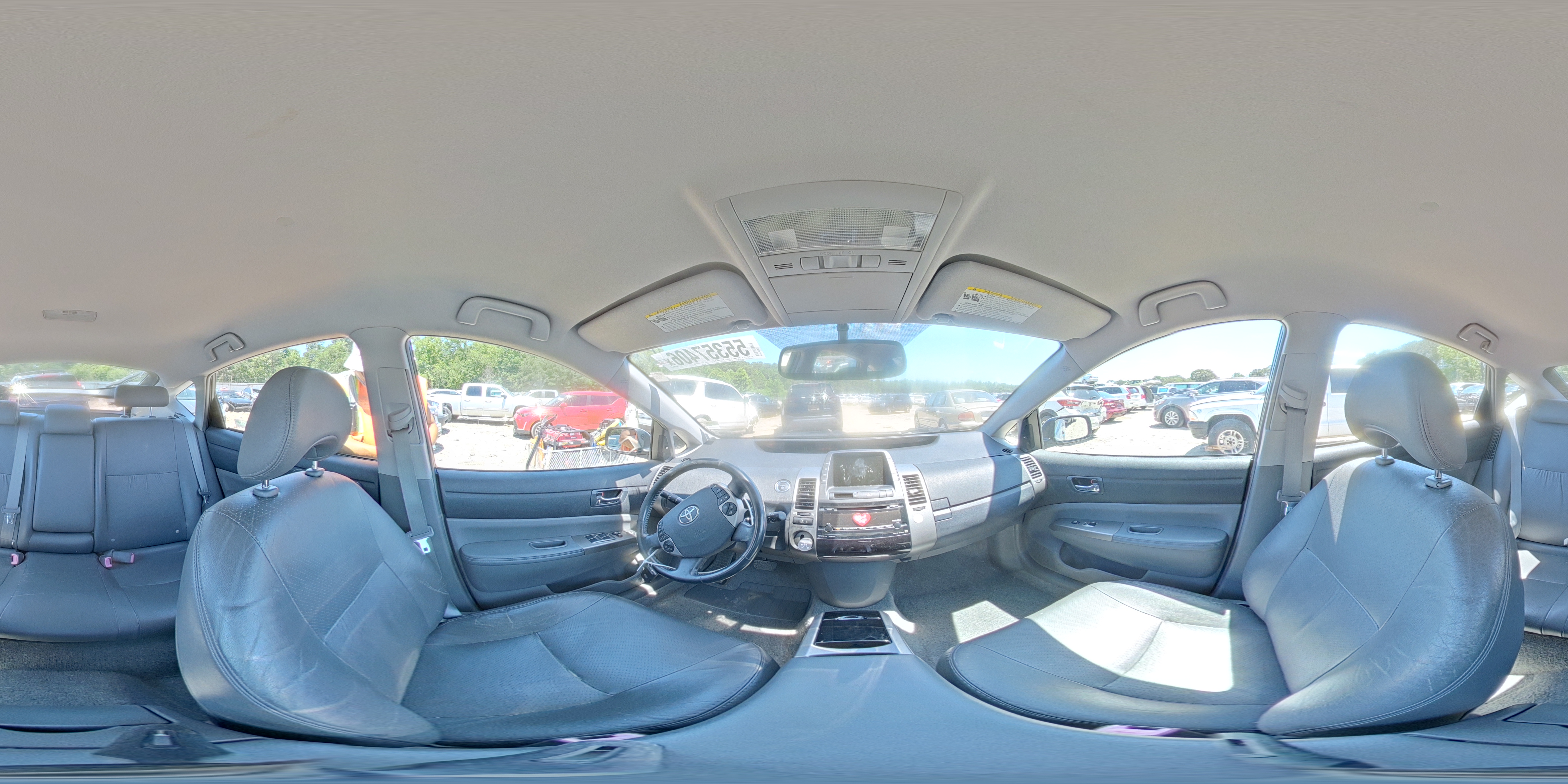 2009 Toyota Prius Base Blue vin: JTDKB20U297885338