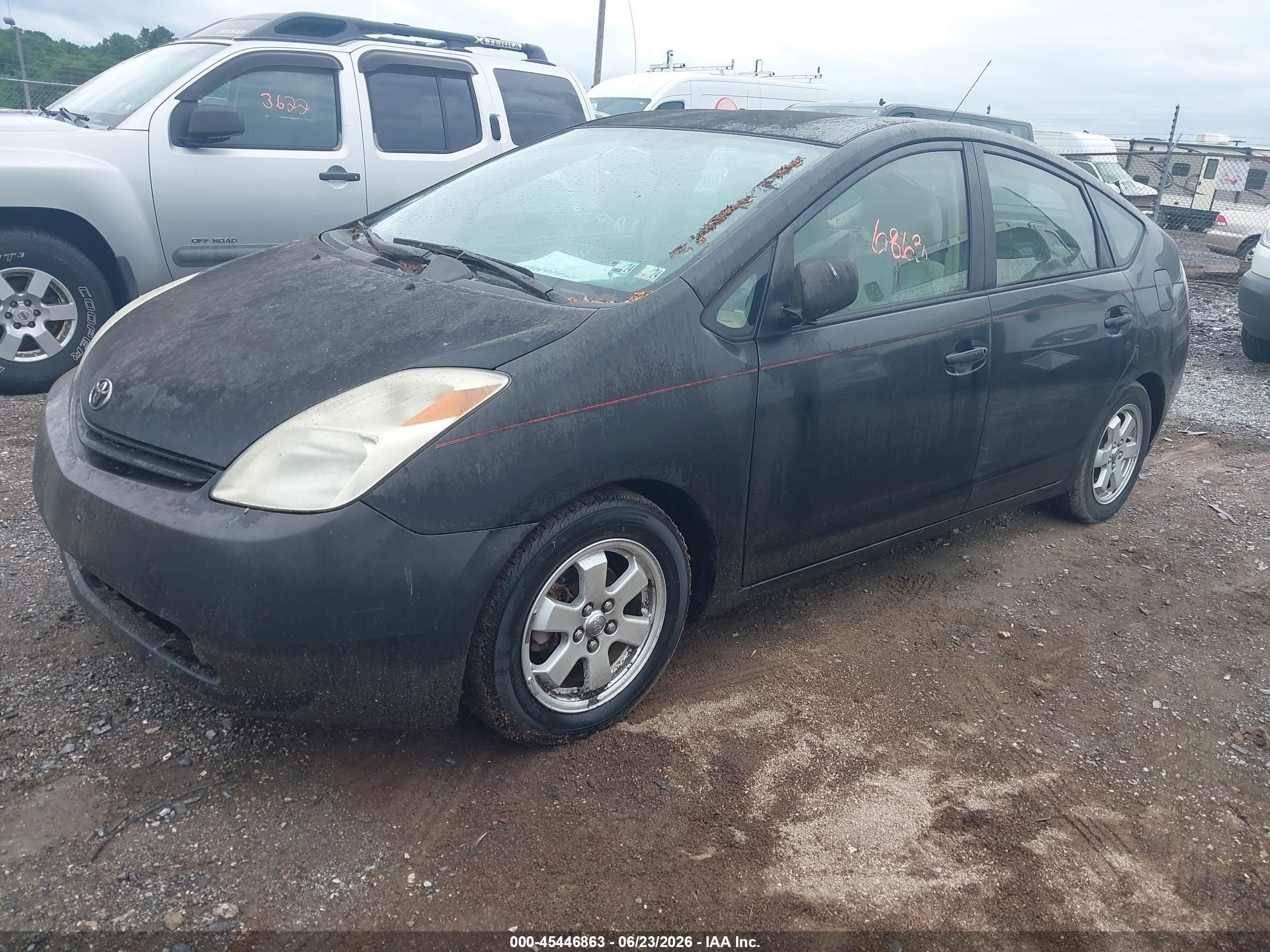 2004 Toyota Prius   Черный vin: JTDKB20U340061270