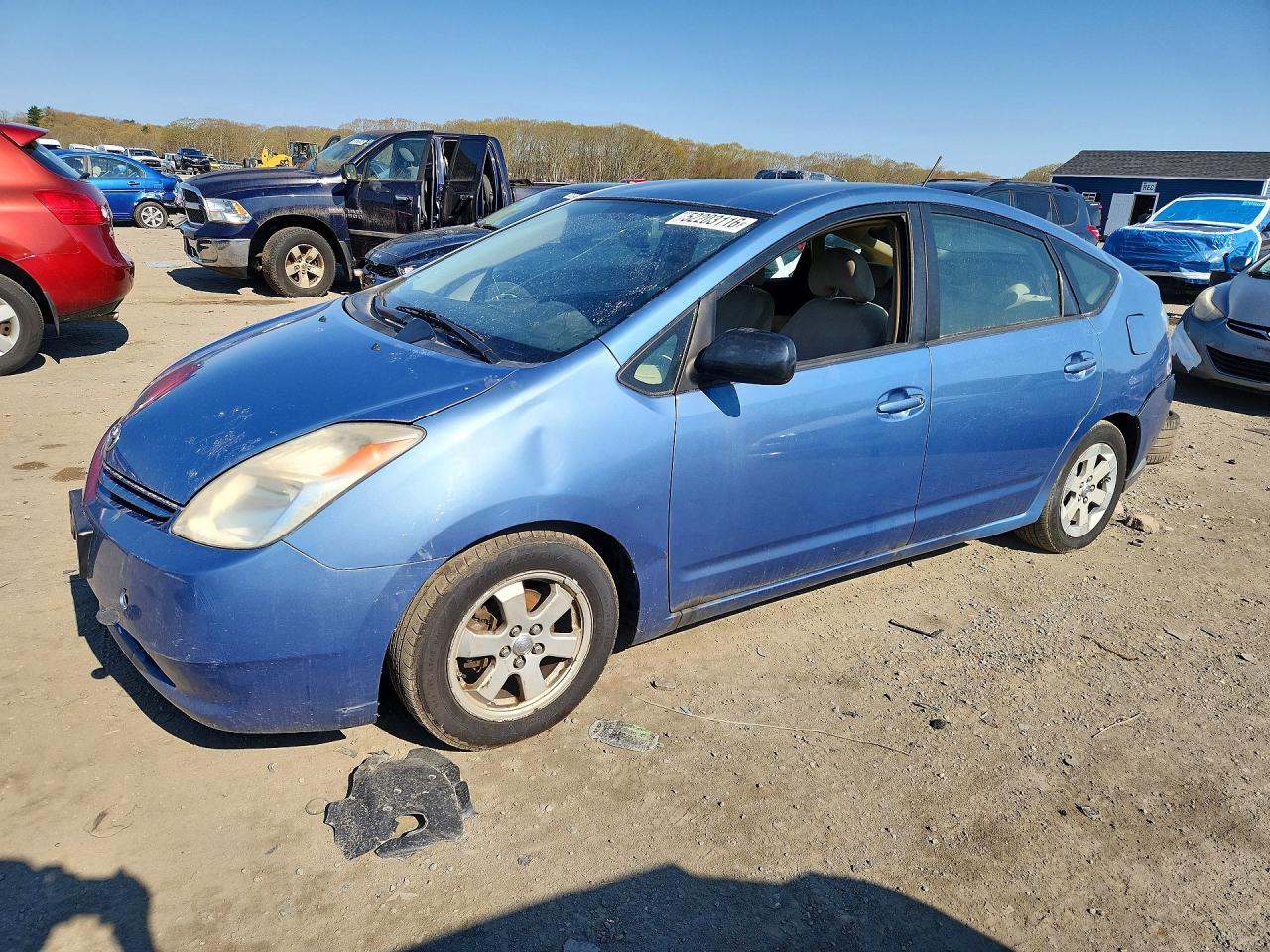2004 Toyota Prius Синий vin: JTDKB20U340109737