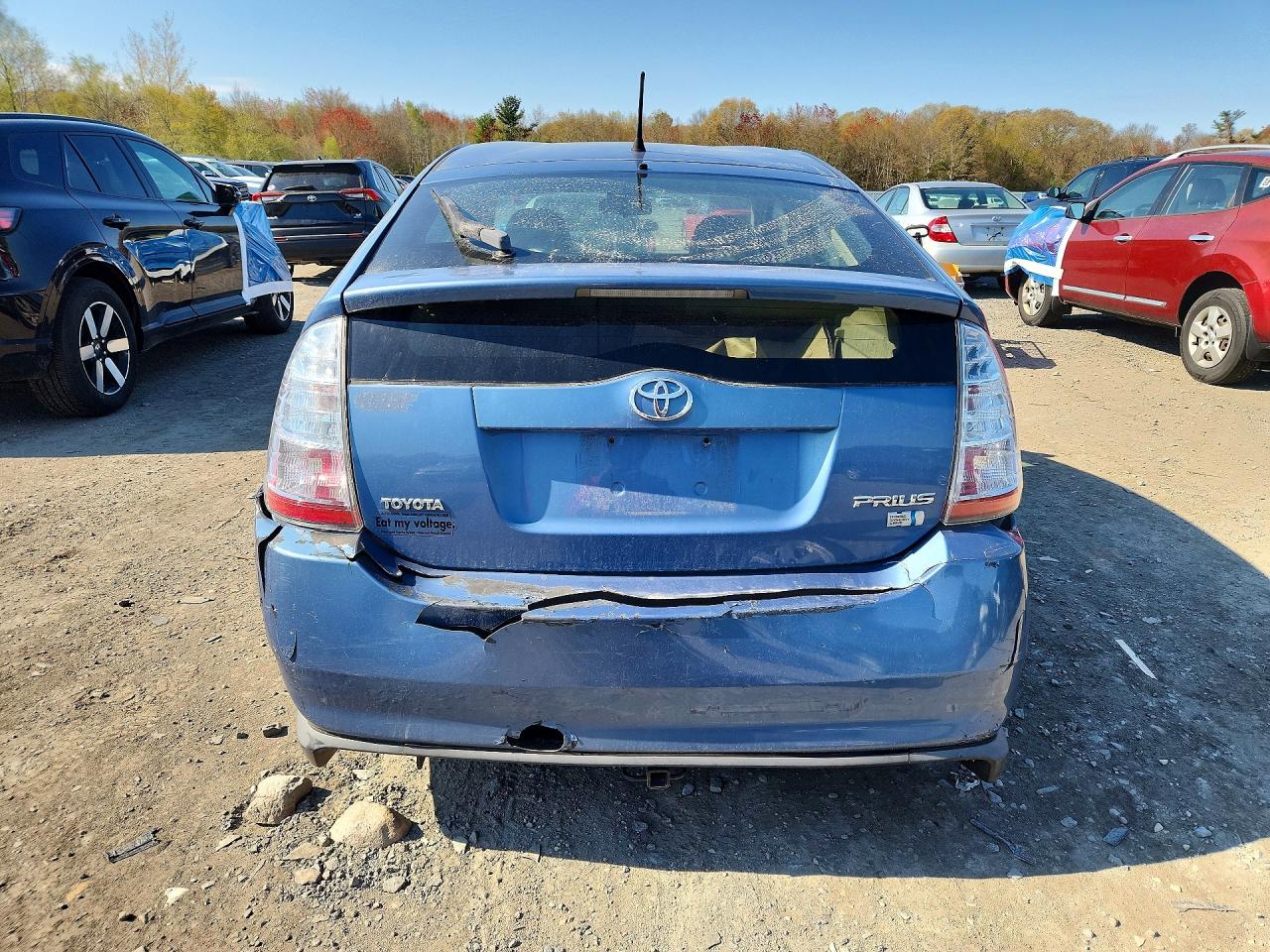 2004 Toyota Prius Blue vin: JTDKB20U340109737