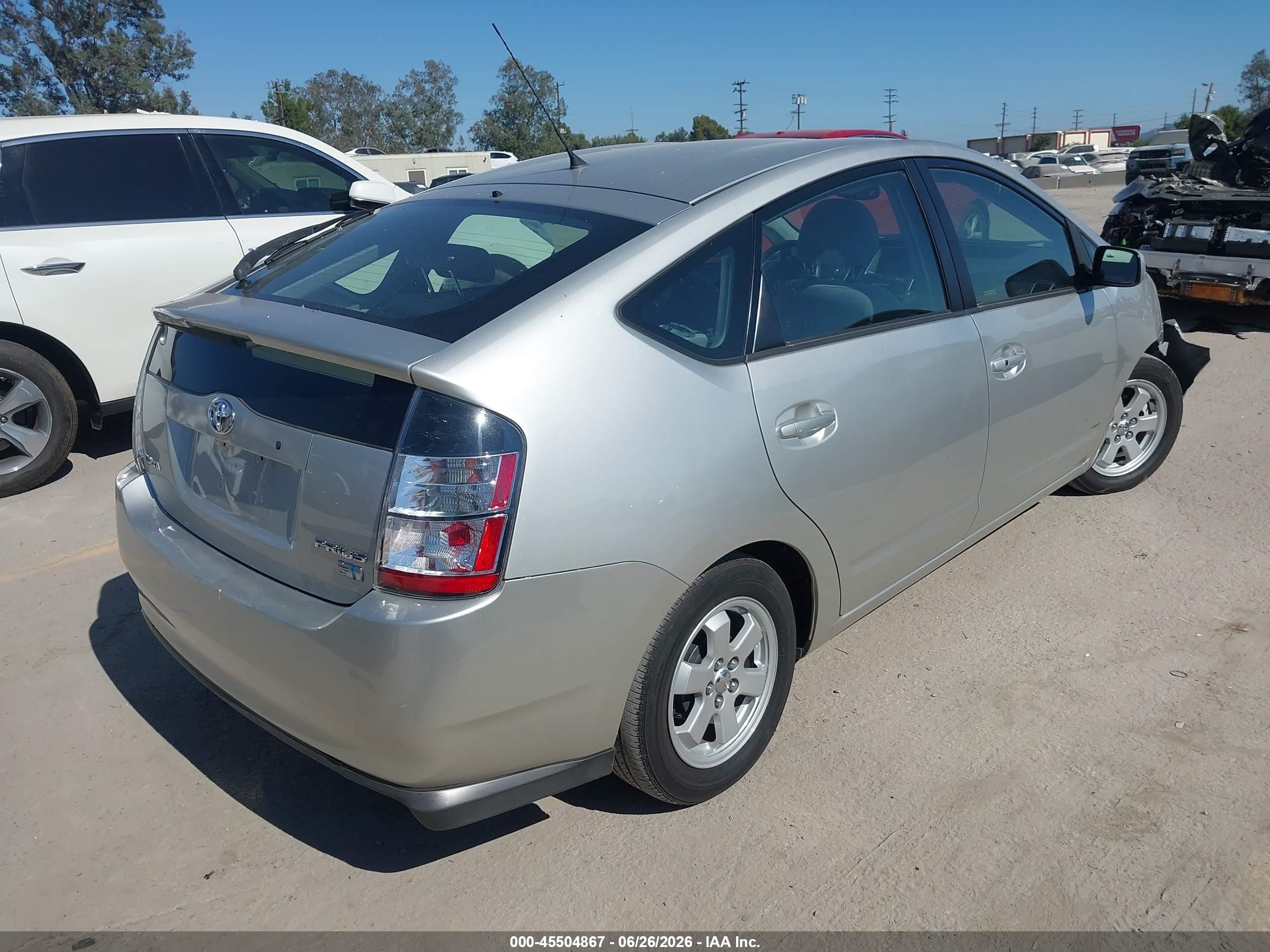 2004 Toyota Prius   Gray vin: JTDKB20U340115134