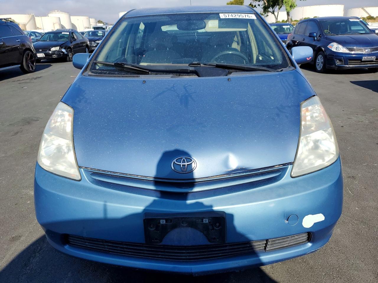 2005 Toyota Prius Base Blue vin: JTDKB20U350120240