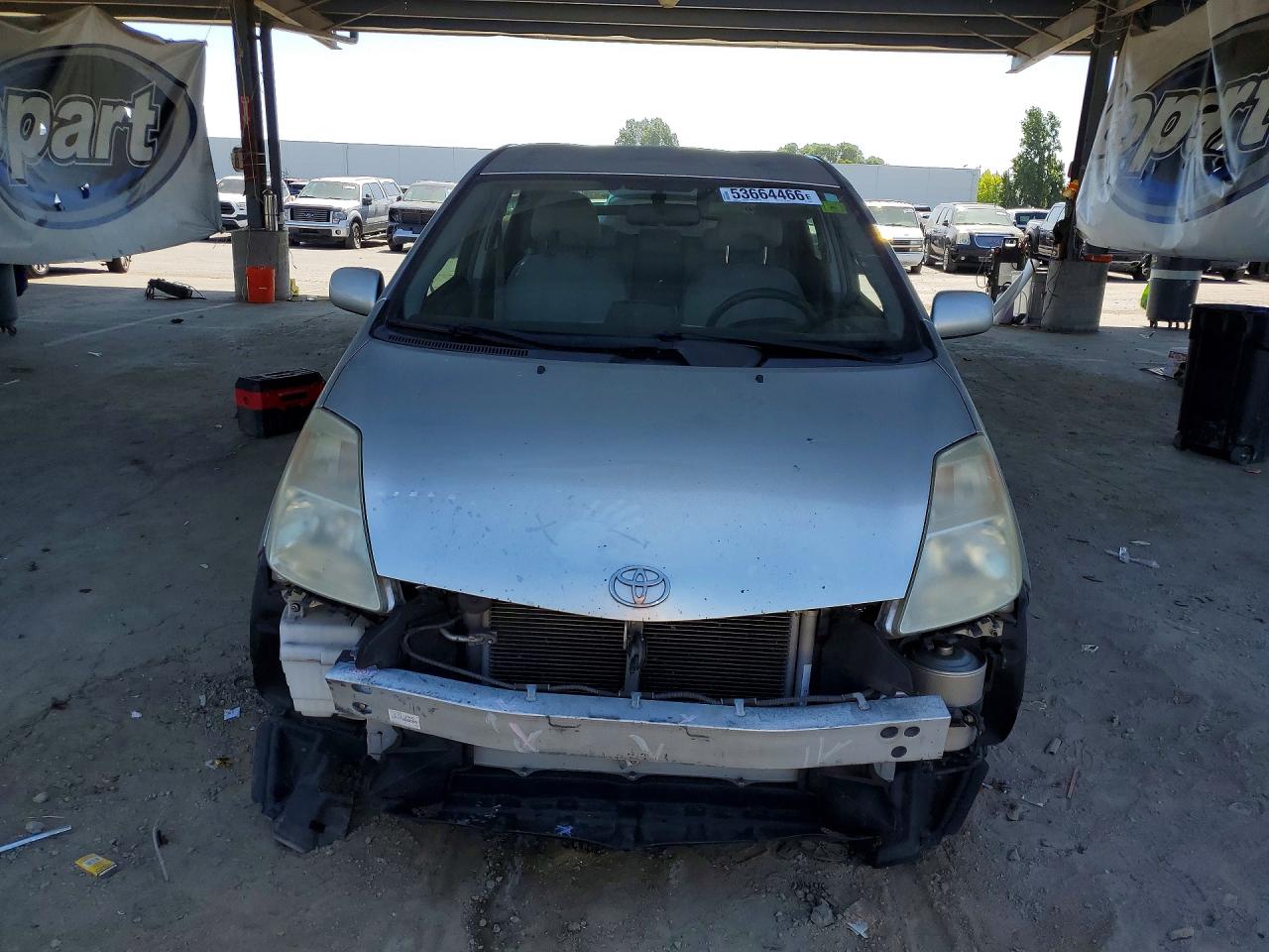 2005 Toyota Prius Base Silver vin: JTDKB20U350124689