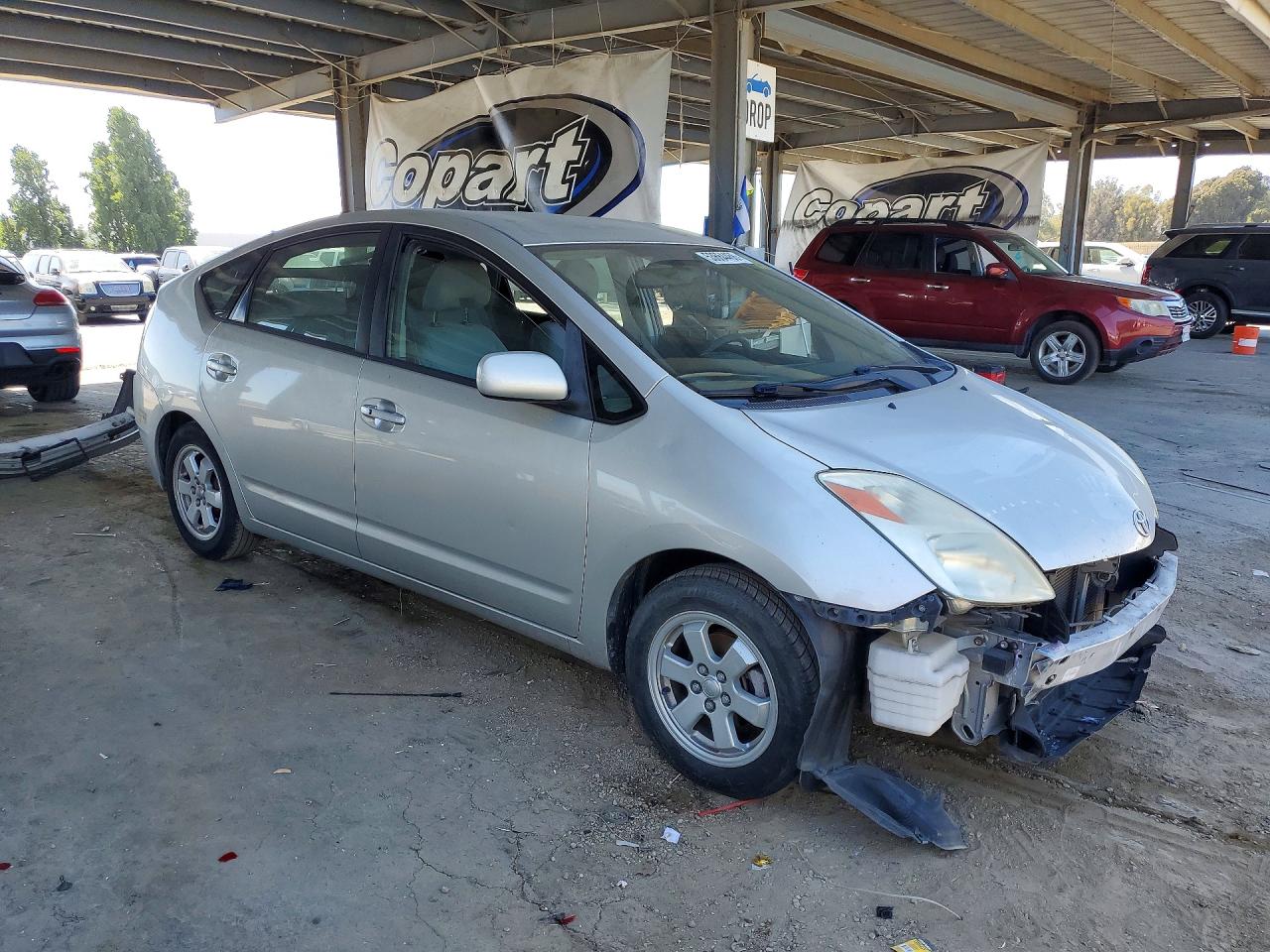 2005 Toyota Prius Base Silver vin: JTDKB20U350124689