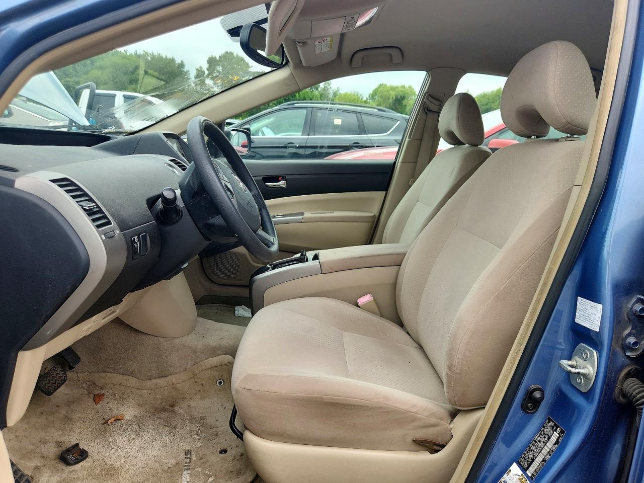 2005 Toyota Prius Base Blue vin: JTDKB20U353029354